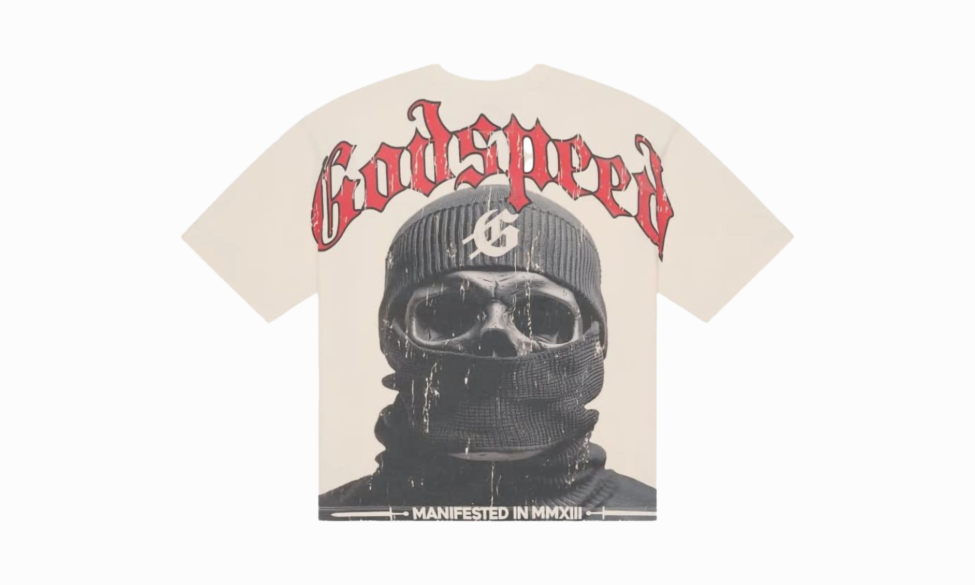 Balaclava Szn T-Shirt "White/Yellow" Smile Ease