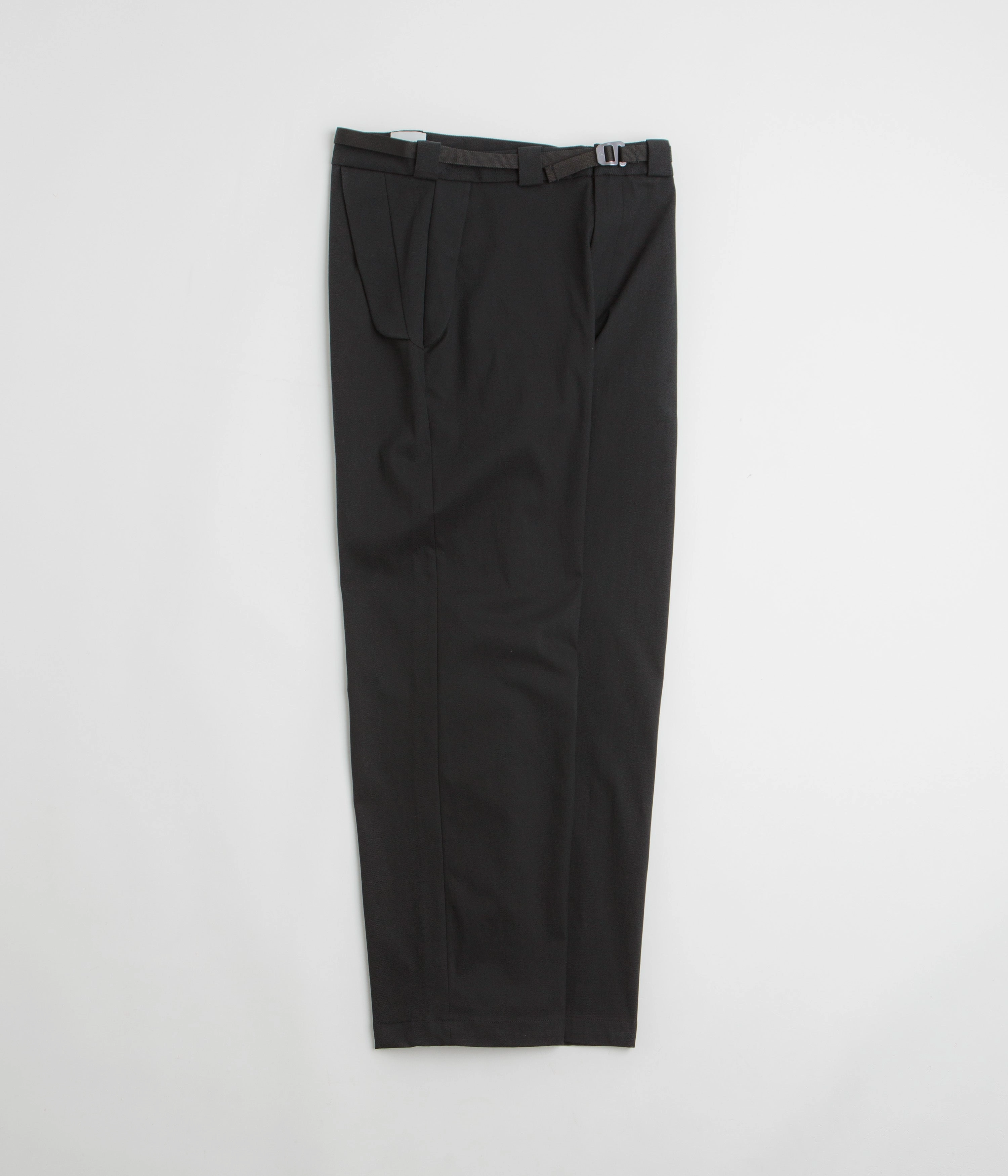 ROA Buckle Chino Trousers - Black Vintage Wash AntiPilling