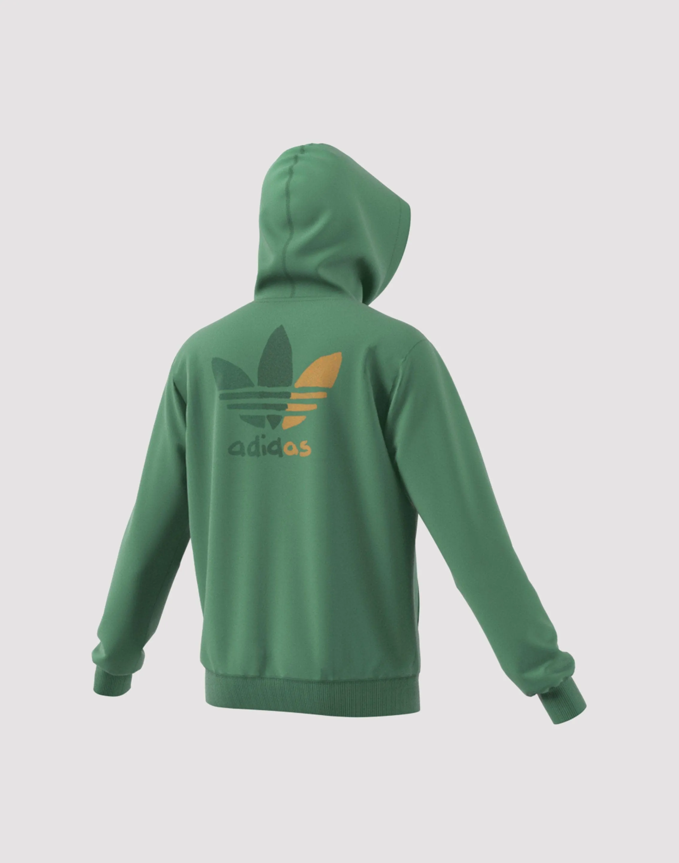 Adidas Trefoil Series Sport Pullover Fleece Hoodie WaterRepellentFinish