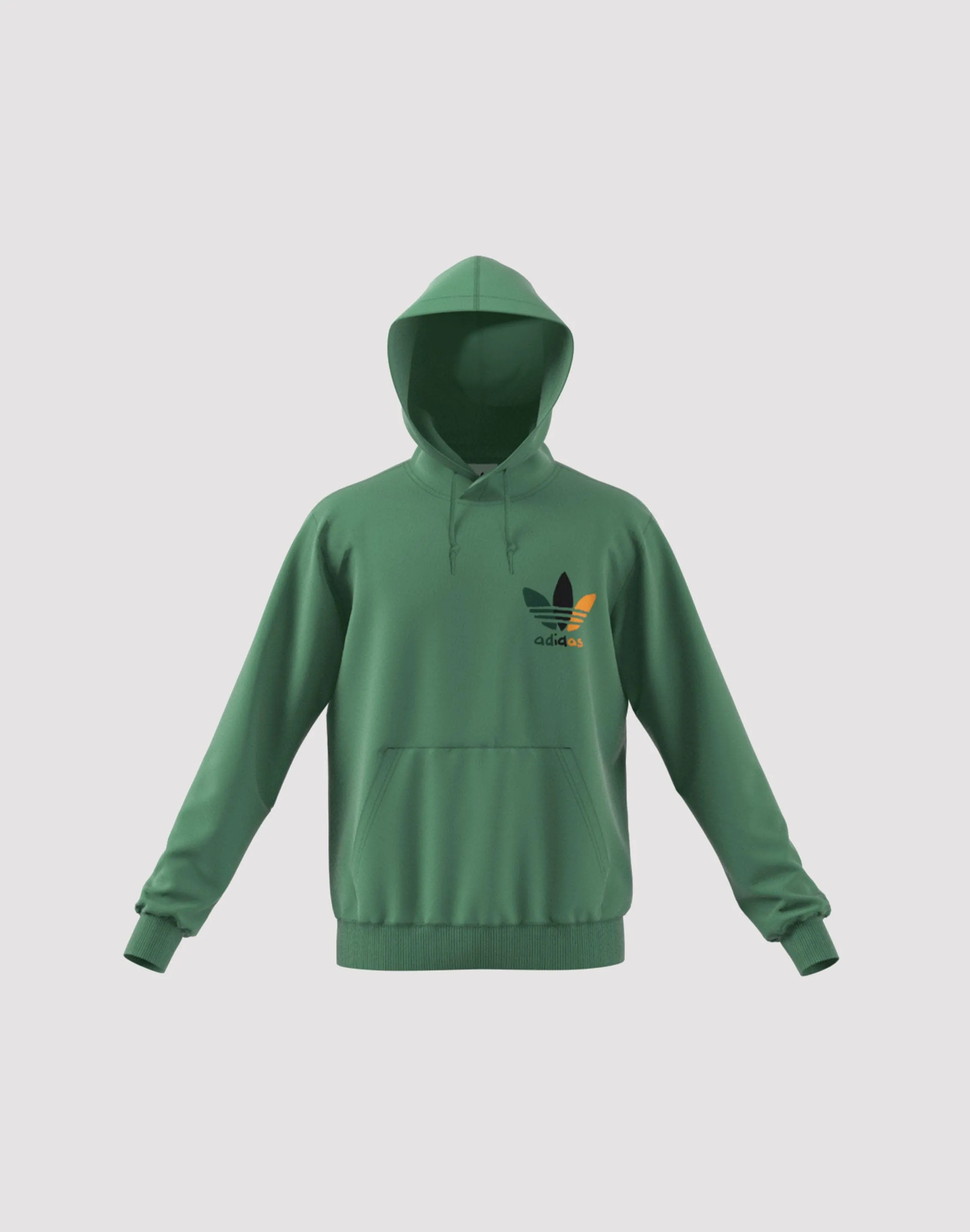 Recycle Glow Adidas Trefoil Series Sport Pullover Fleece Hoodie