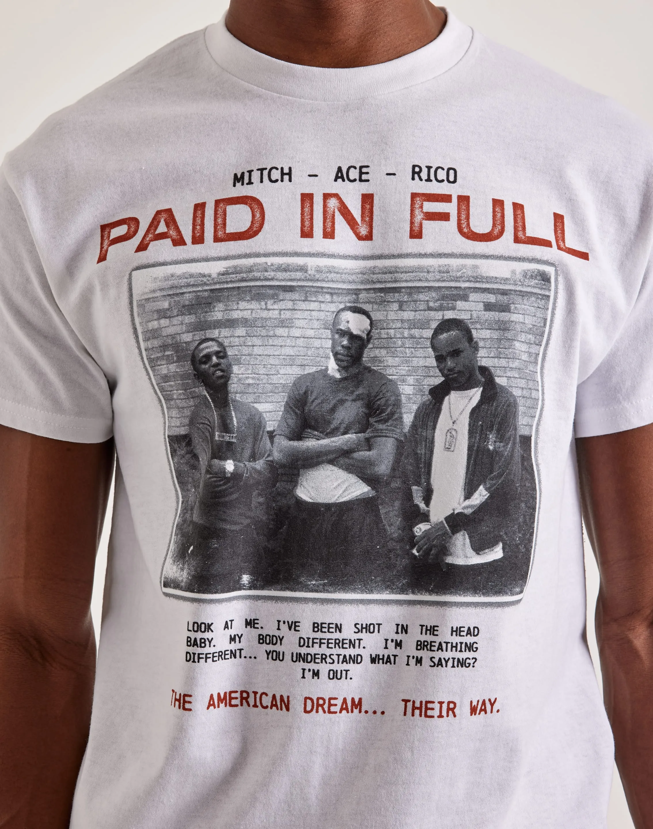 Goodie Two Sleeves Paid In Full Tee Retro cool