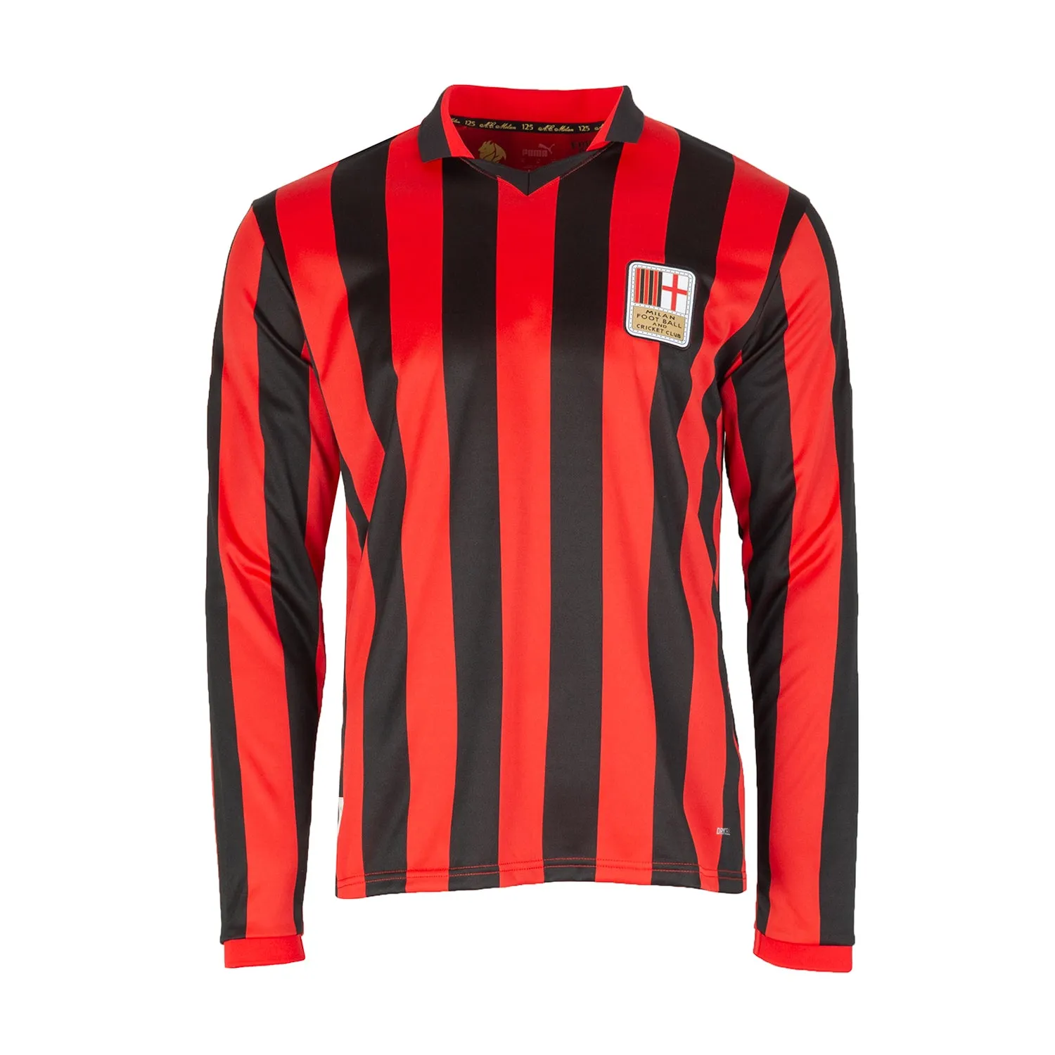 Scandi Clean AC Milan 125th LS Authentic Jersey - Mens
