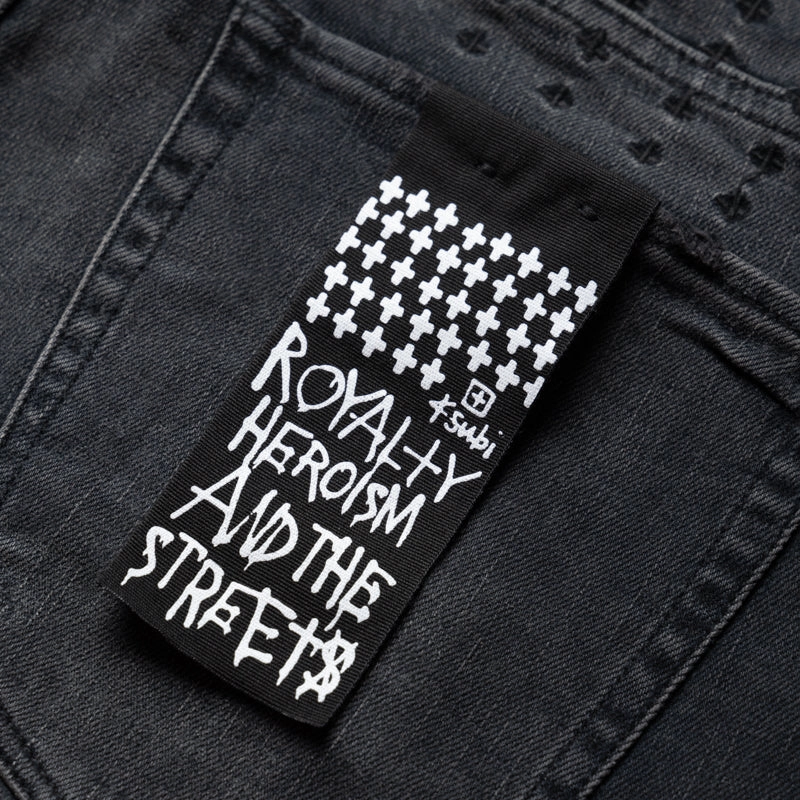 Ksubi Van Winkle 3rd Degree 99 Denim Pant - Black casual fun