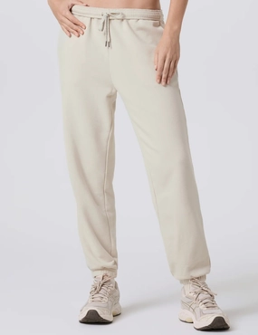 Double Layered Knee Patches High Elastic Closure Sedona Sweatpant - Bone