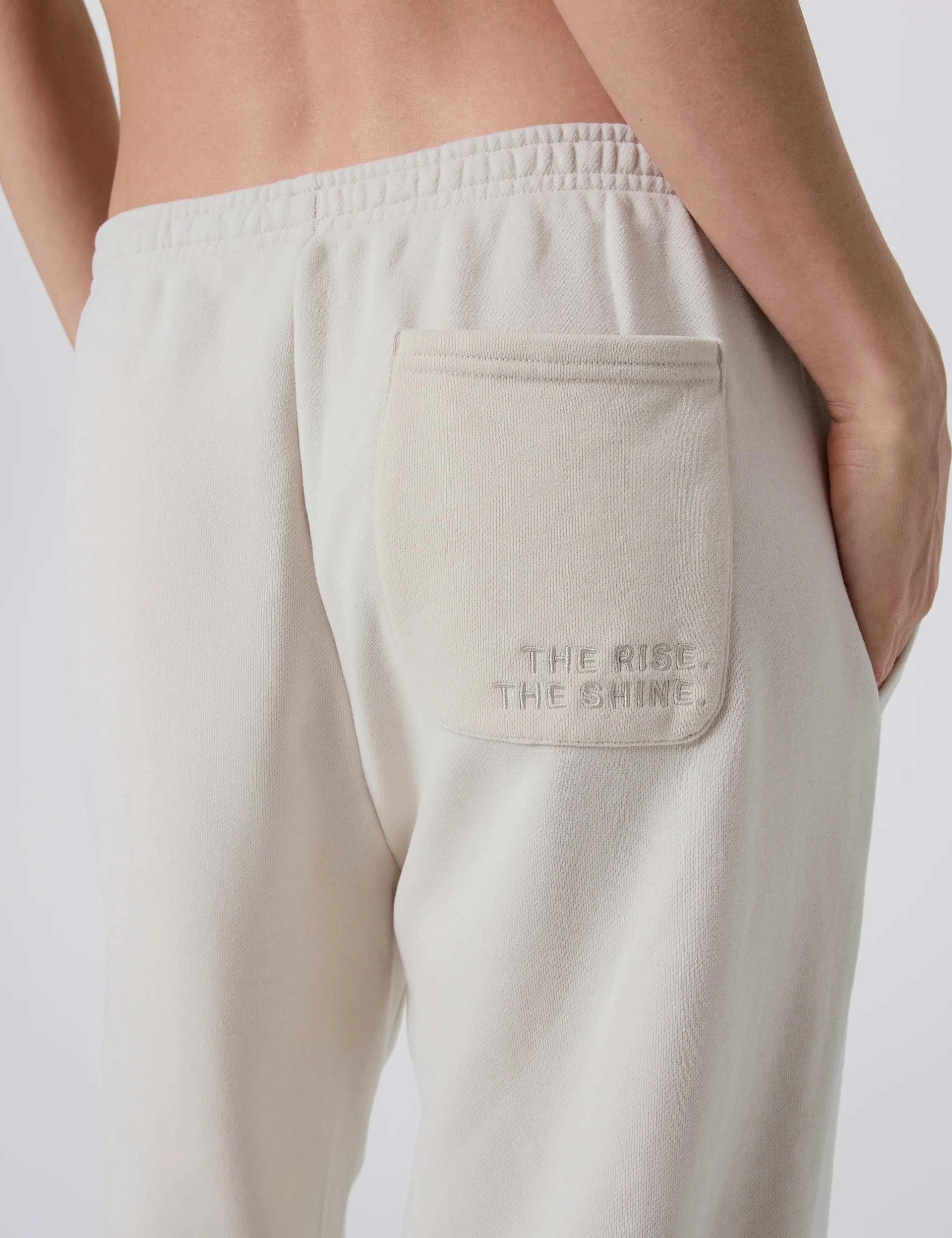 Double Layered Edging Sedona Sweatpant - Bone