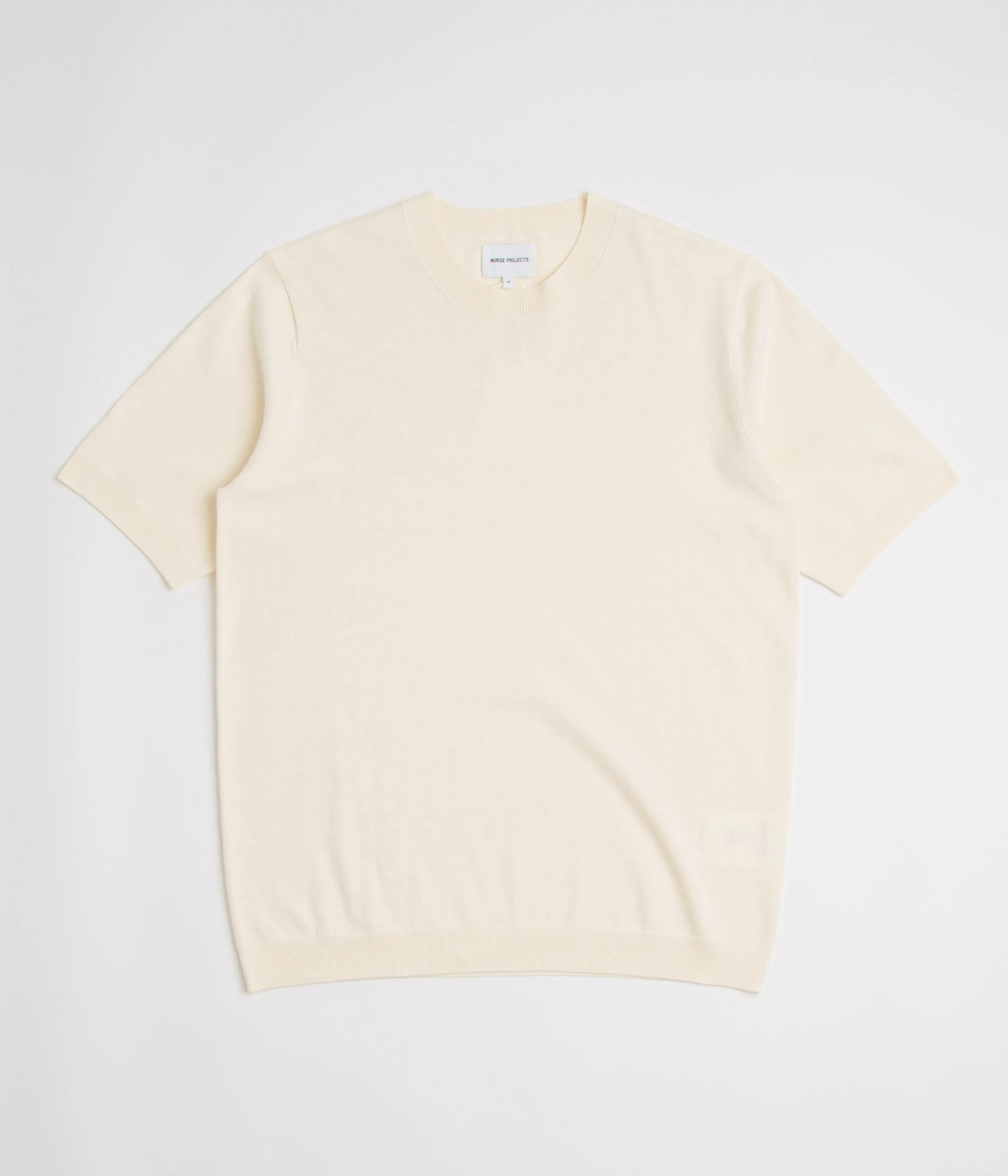 Knee Length Norse Projects Rhys Cotton Linen T-Shirt - Kit White