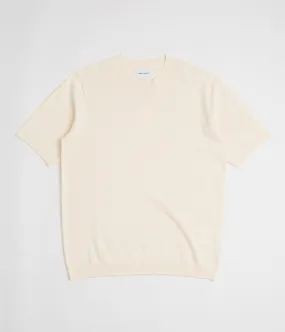 Knee Length Norse Projects Rhys Cotton Linen T-Shirt - Kit White
