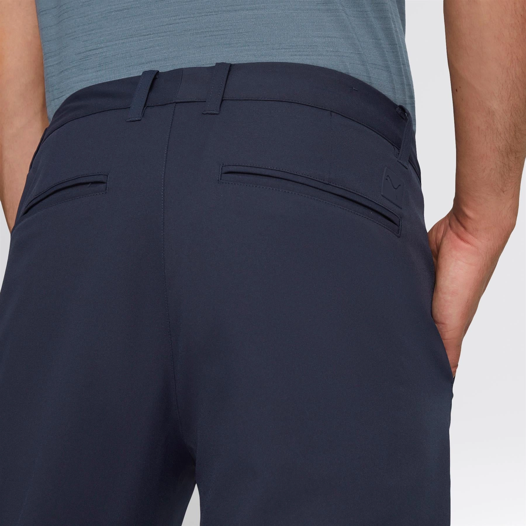 Dealer Tailored Trousers Deep Navy Non Restrictive