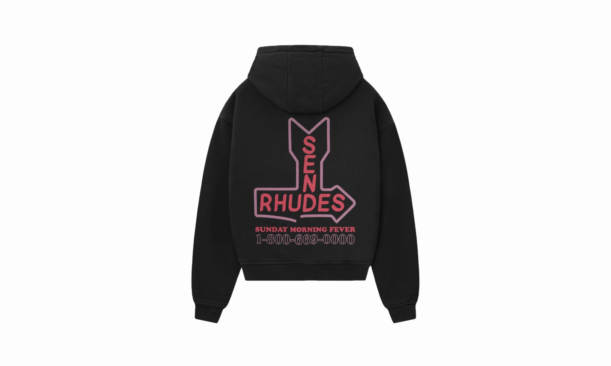 Send Rhudes Hoodie "Black"
