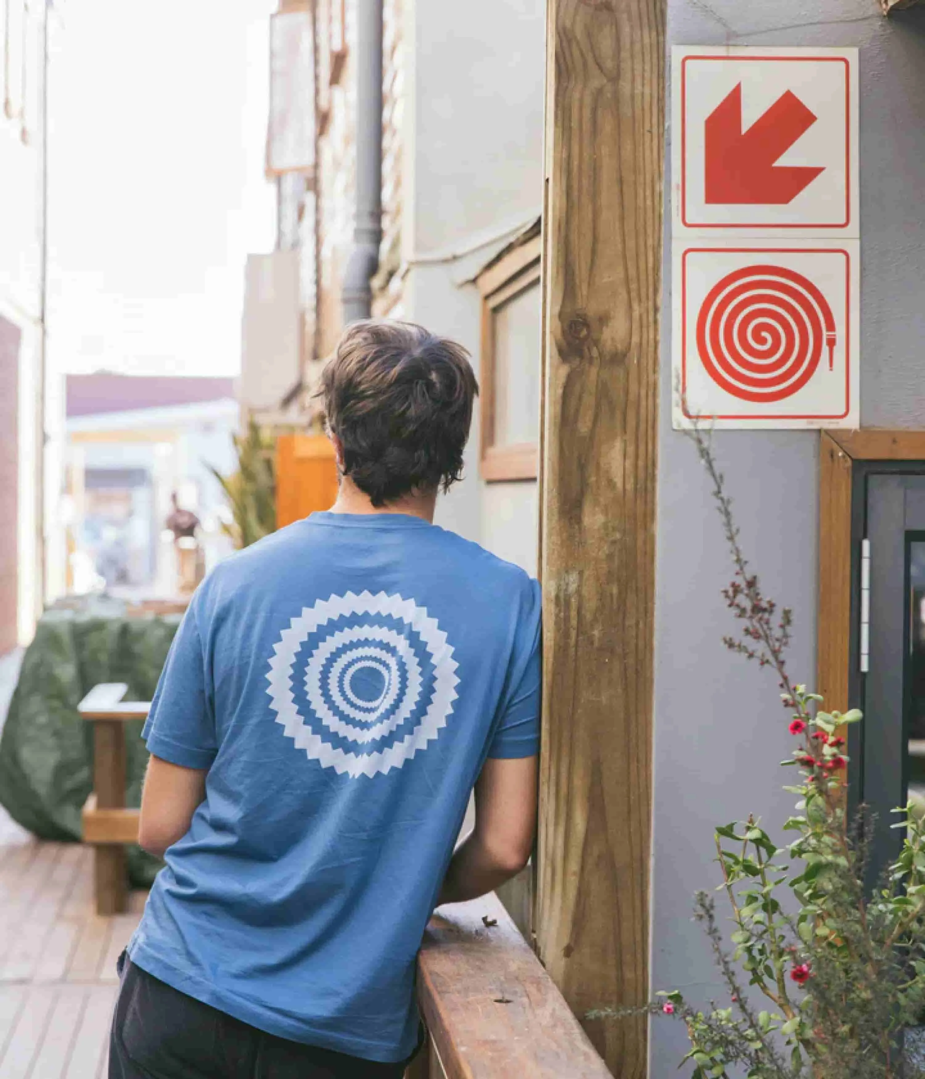 Mollusk Pure Energy T-Shirt - True Blue squash venue Up-to-date