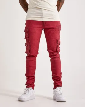 ThermalRegulation HighNeckStyle Serenede Storm Slim Cargo Jeans