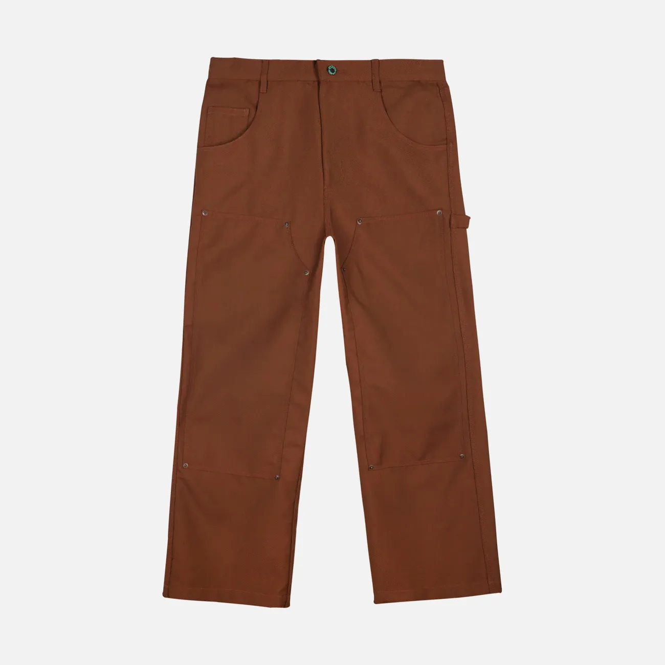 HeatReflective Lining SERGE WOOL DOUBLE KNEE UTILITY PANT - BROWN