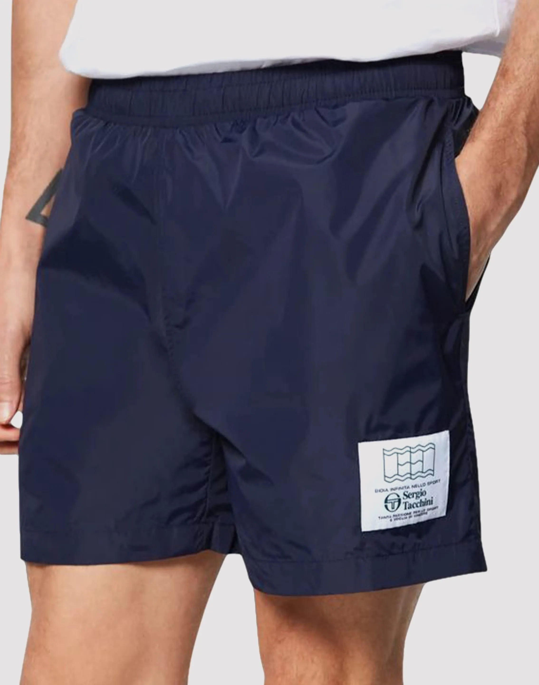 MoistureWicking Sergio Tacchini Onda Nylon Short