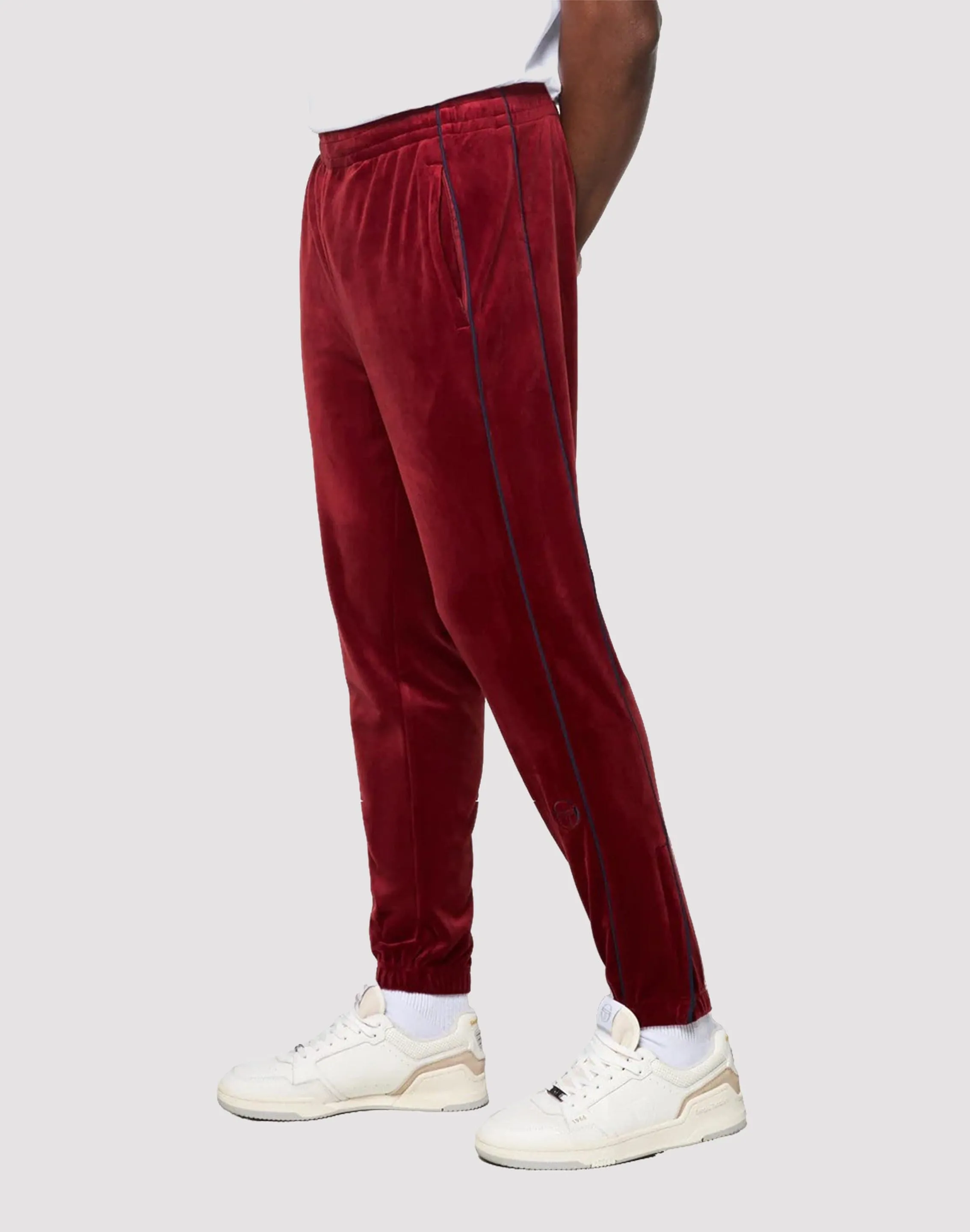 Sergio Tacchini Operations Inc Lioni Velour Track Pants MultiPocket SmoothGripFastenings