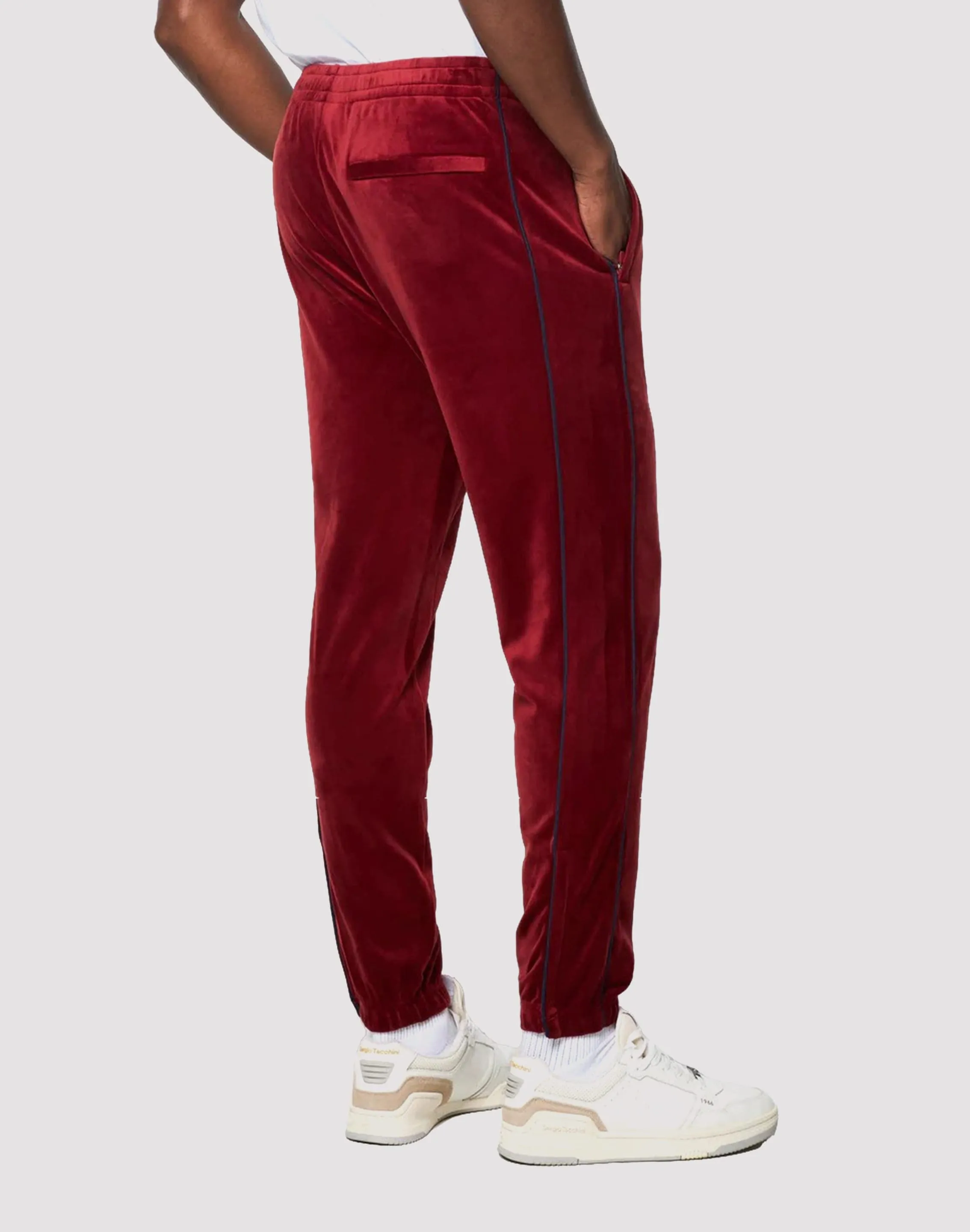 Sergio Tacchini Operations Inc Lioni Velour Track Pants SeamlessPockets Teen Fresh
