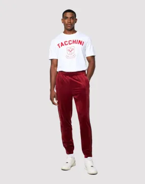 Sergio Tacchini Operations Inc Lioni Velour Track Pants Sea Fit Strong Edge
