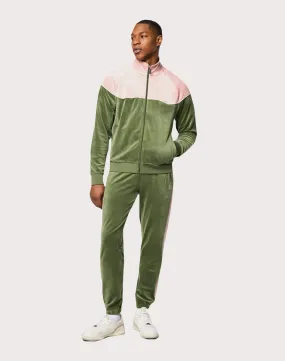 Sergio Tacchini Operations Inc Sergio Tacchini Cielo Velour Track Jacket wrinkle free