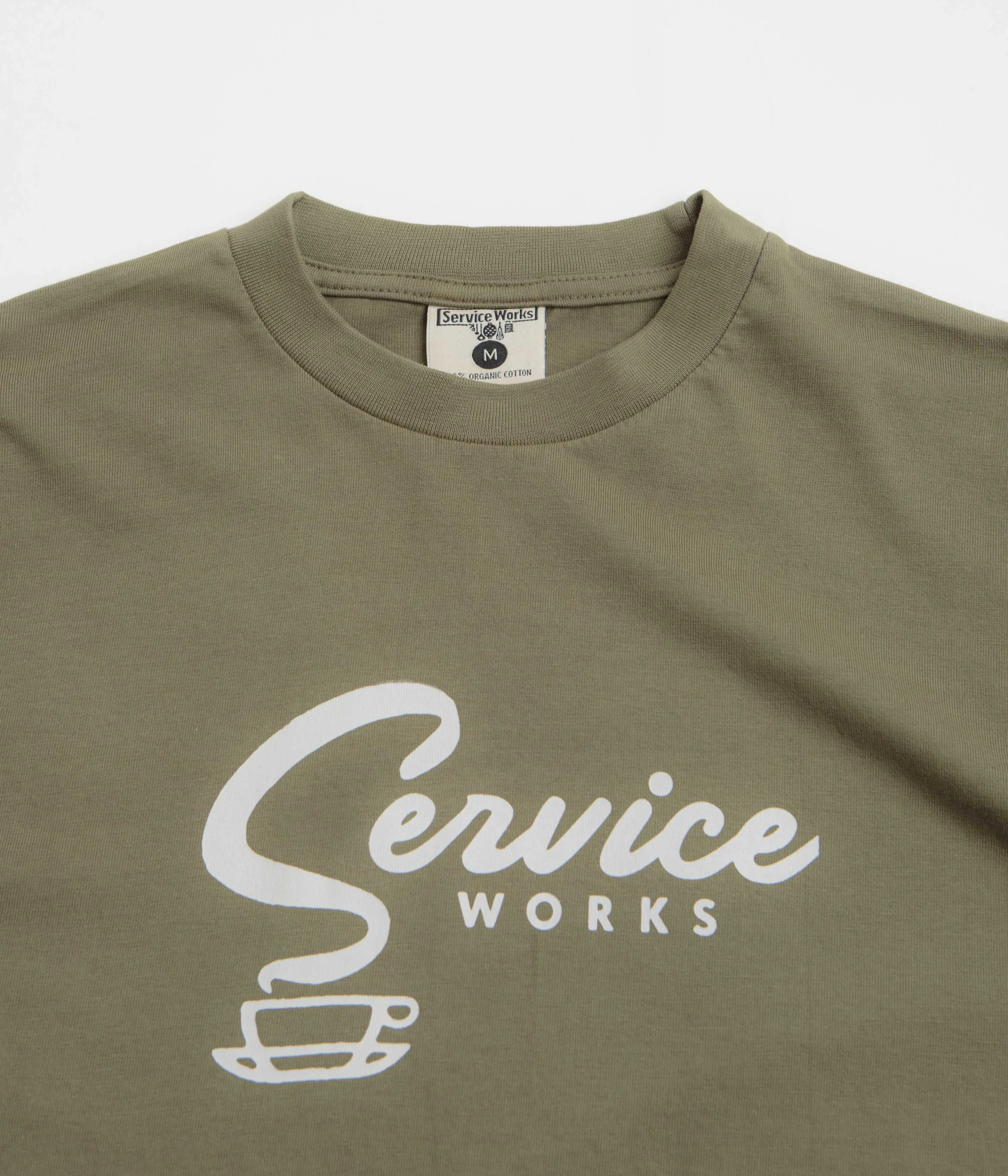 winter season Service Works Espresso T-Shirt - Olive