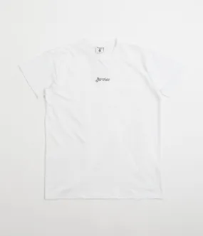 Service Works Service Logo T-Shirt - White mix and match Lay flat to dry