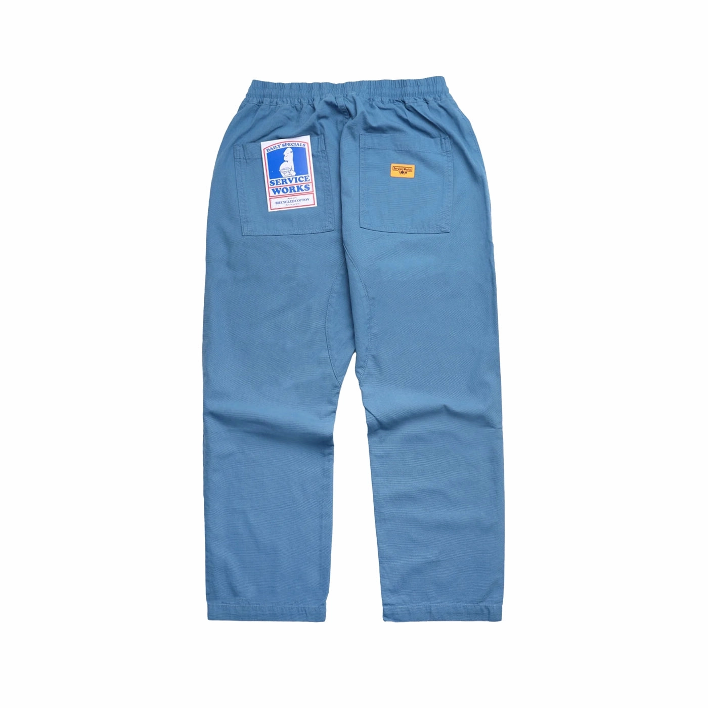 Easy Care Pocket Reinforcement Service Works Canvas Chef Pant - Work Blue