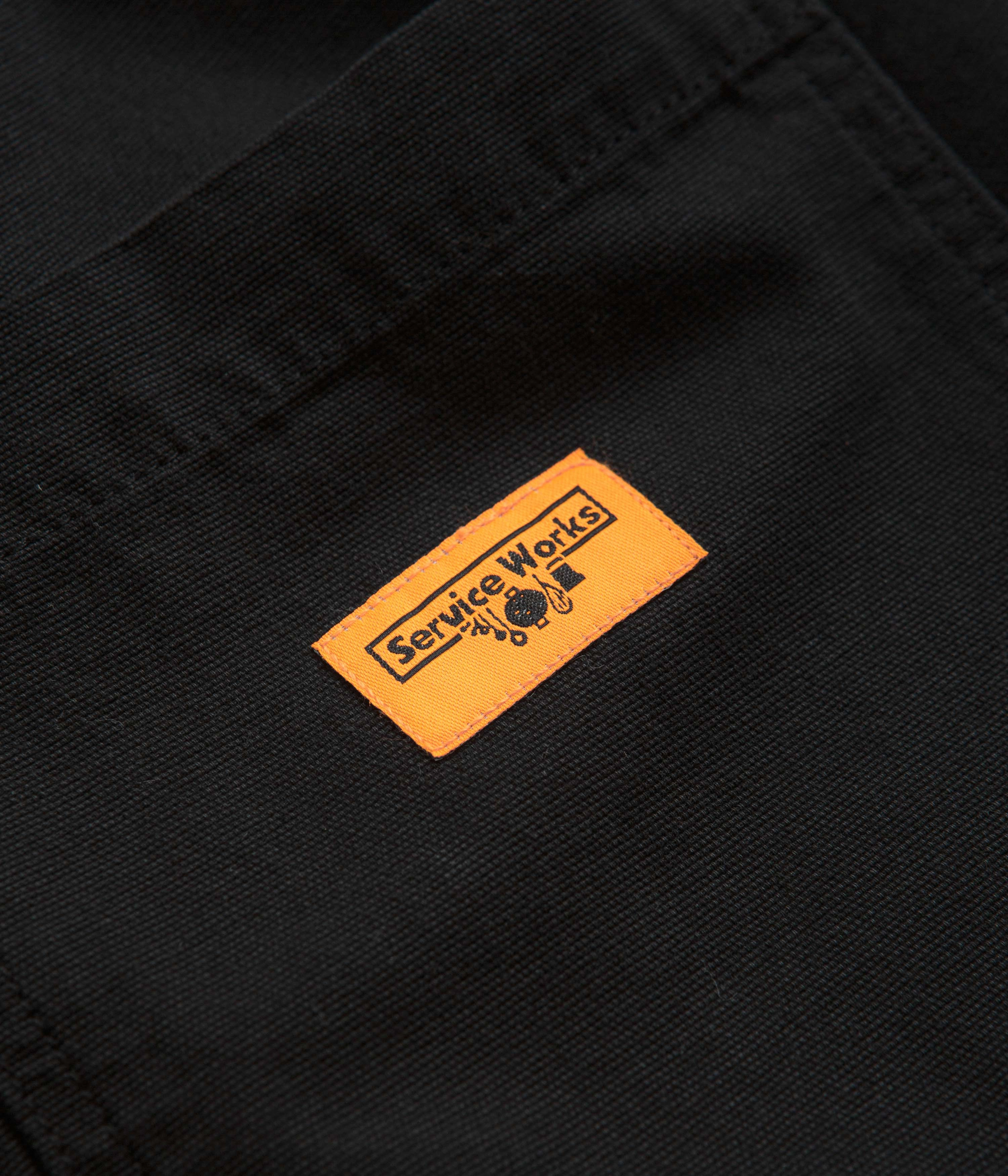 Service Works Classic Chef Shorts - Black Wrinkle Resistant Finish Active Design