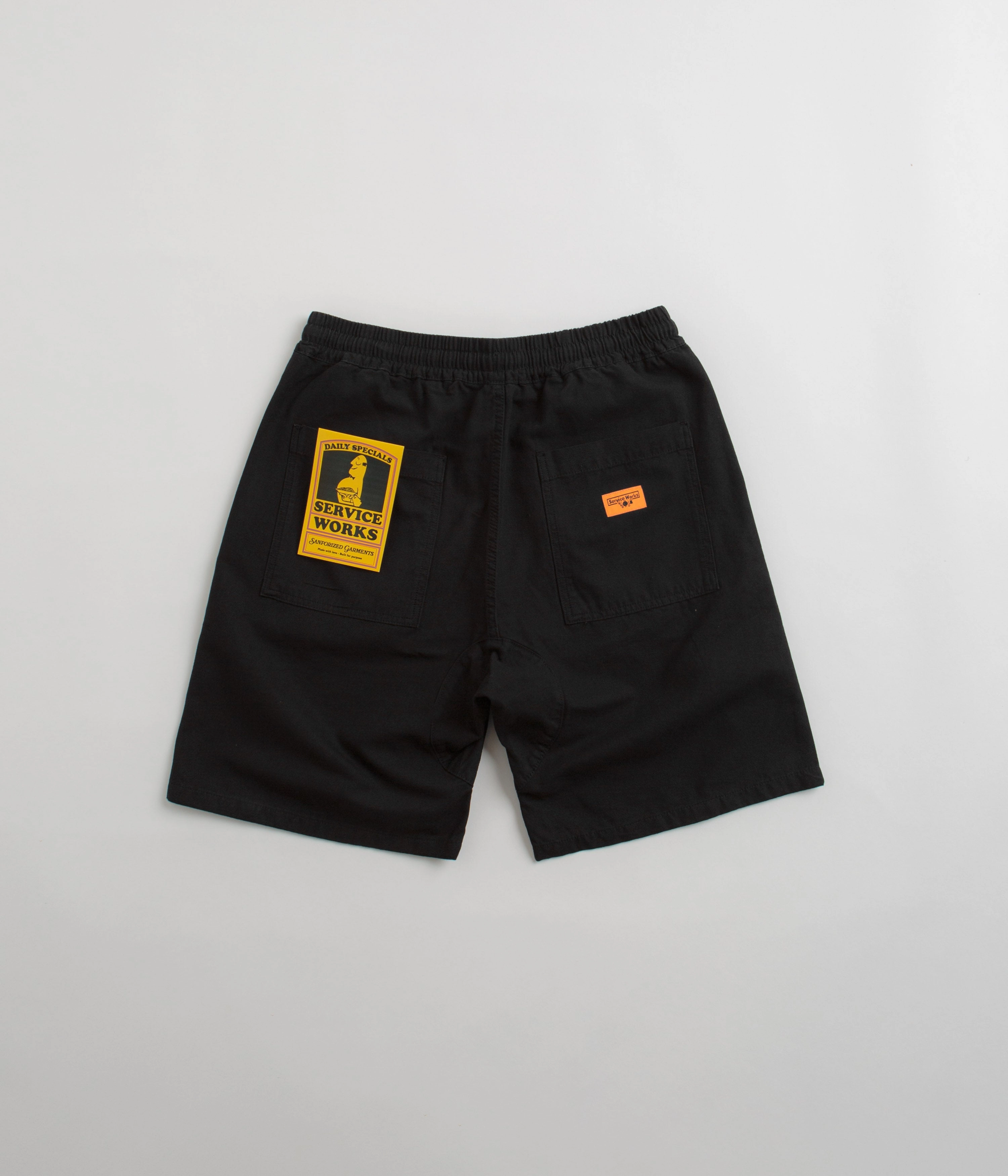 Wide Range Motion Service Works Classic Chef Shorts - Black
