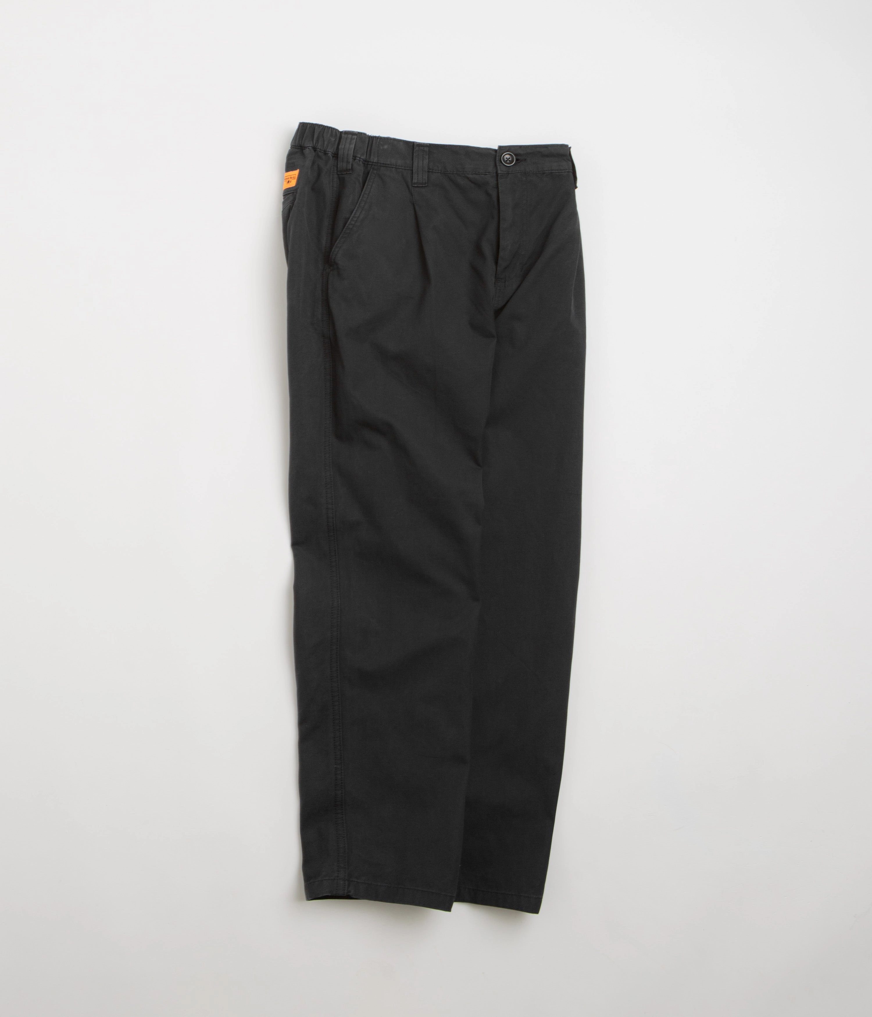 Service Works Dense Twill Waiter Pants - Black Smooth zipper closure