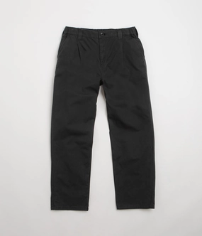 Service Works Dense Twill Waiter Pants - Black Flexible Ankle Cuffs FlexibleStretchWeave