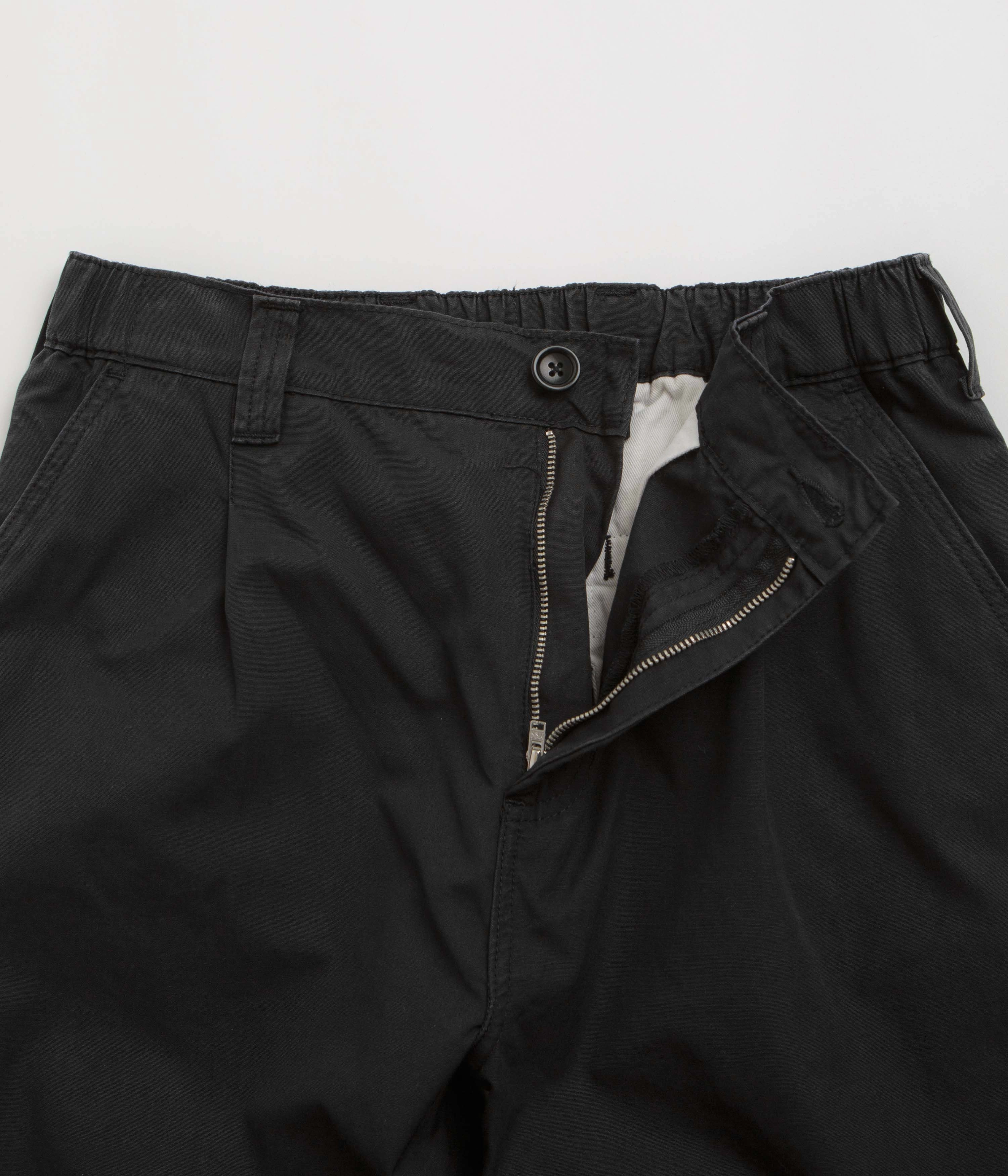 Tear Resistant Fabric NonSlipInnerGrip Service Works Dense Twill Waiter Pants - Black