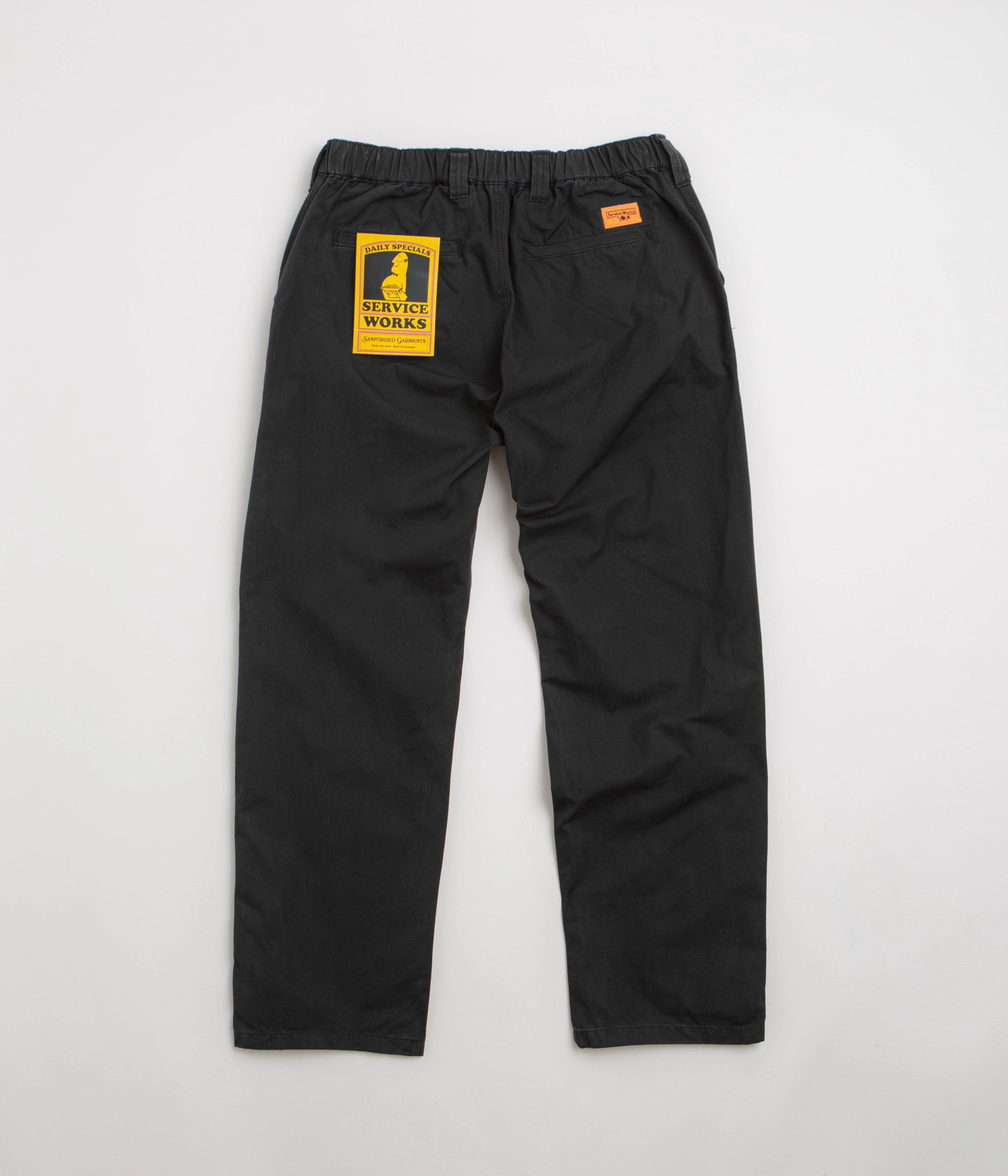 EcoFriendlyDye Service Works Dense Twill Waiter Pants - Black