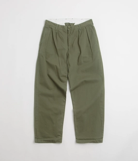 Service Works Drill Part Timer Pants - Olive Tailored Fit