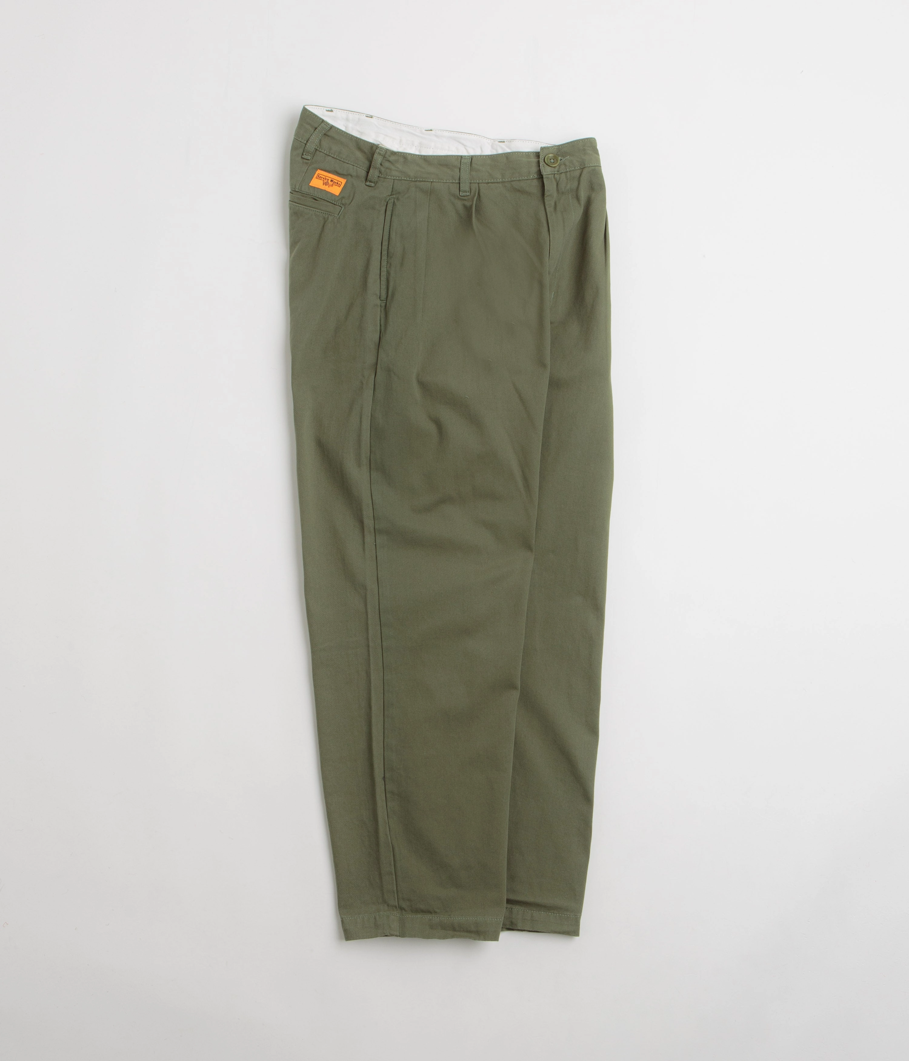Dynamic Fit Relaxed Style Service Works Drill Part Timer Pants - Olive