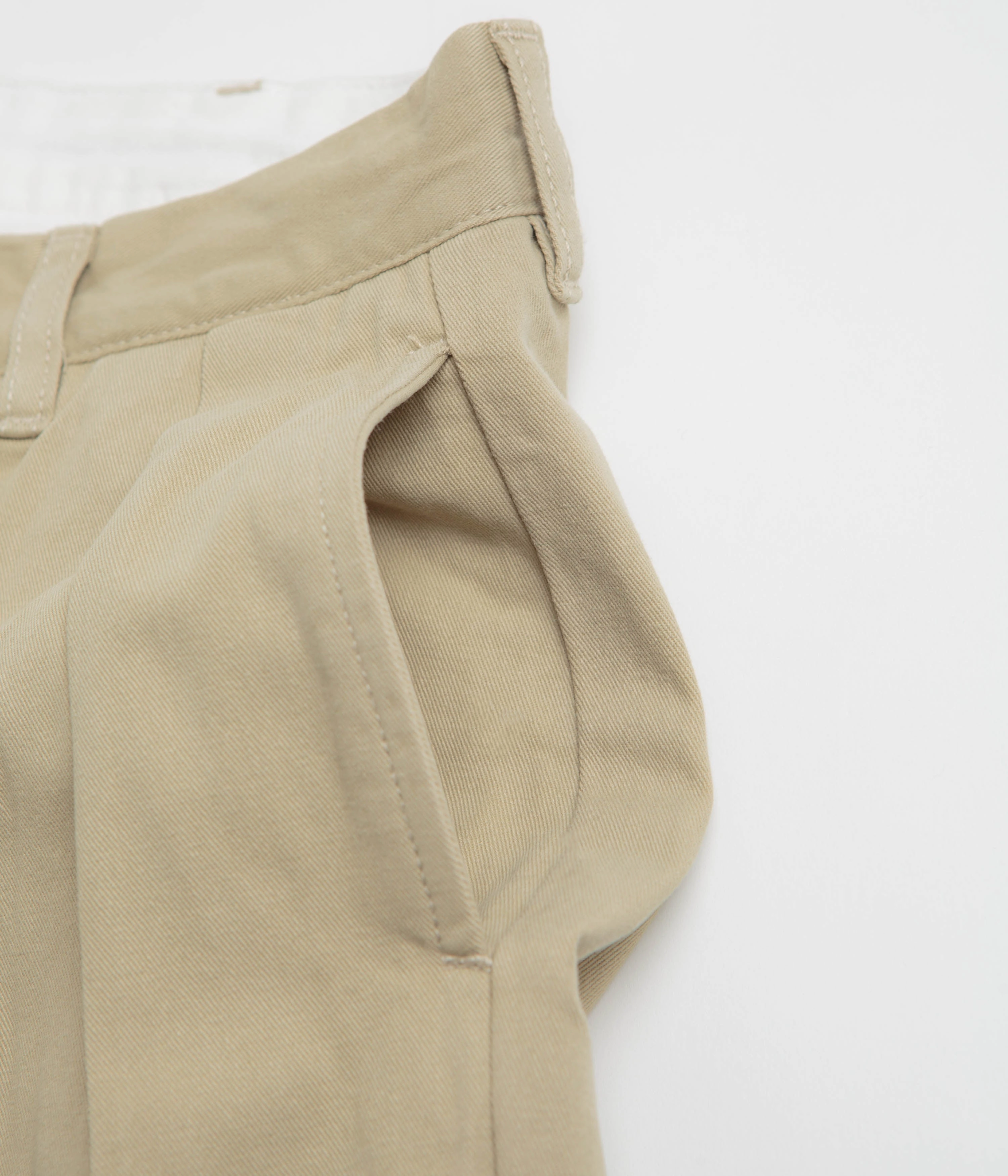 Service Works Drill Part Timer Shorts - Khaki Unique Pattern