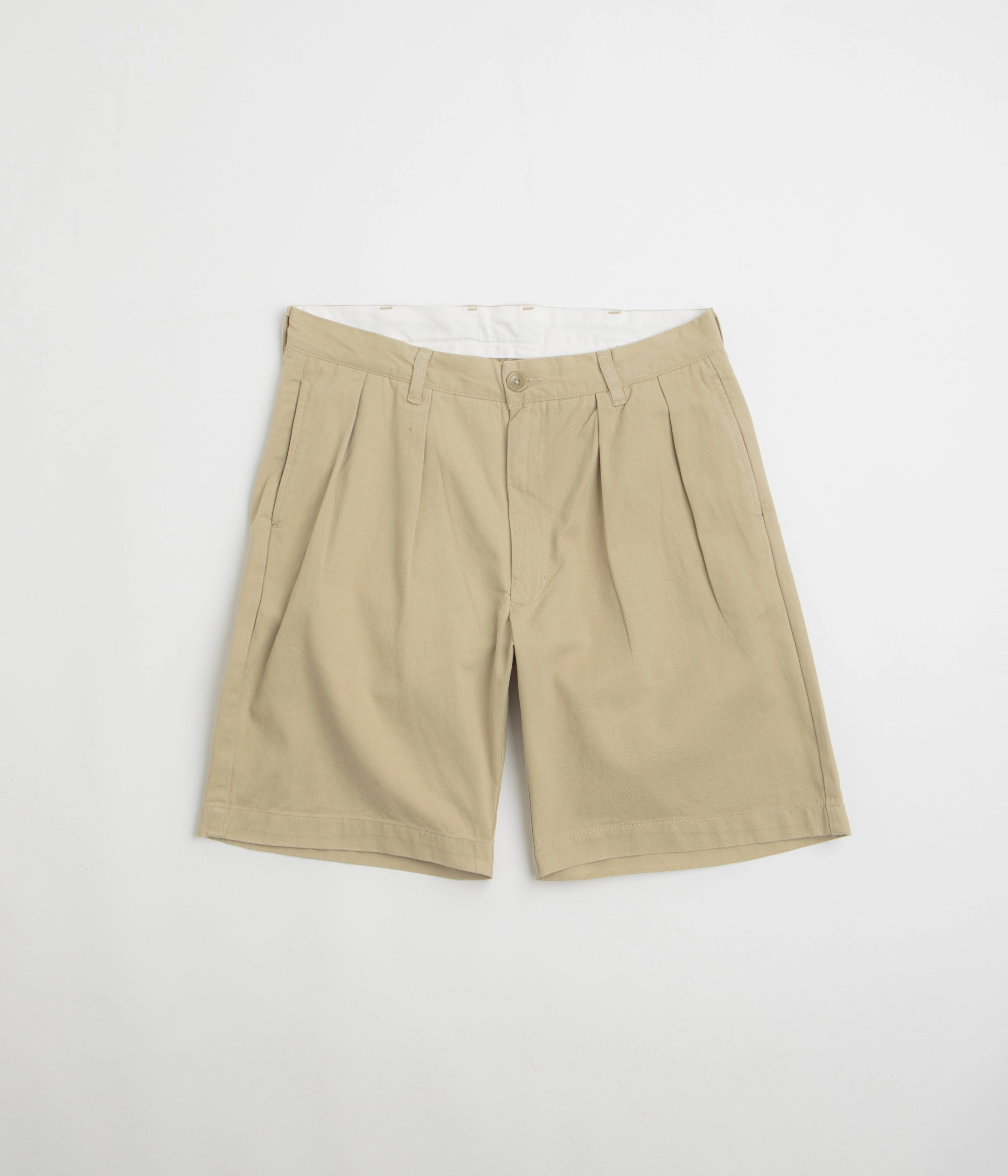 Service Works Drill Part Timer Shorts - Khaki Stylish Design