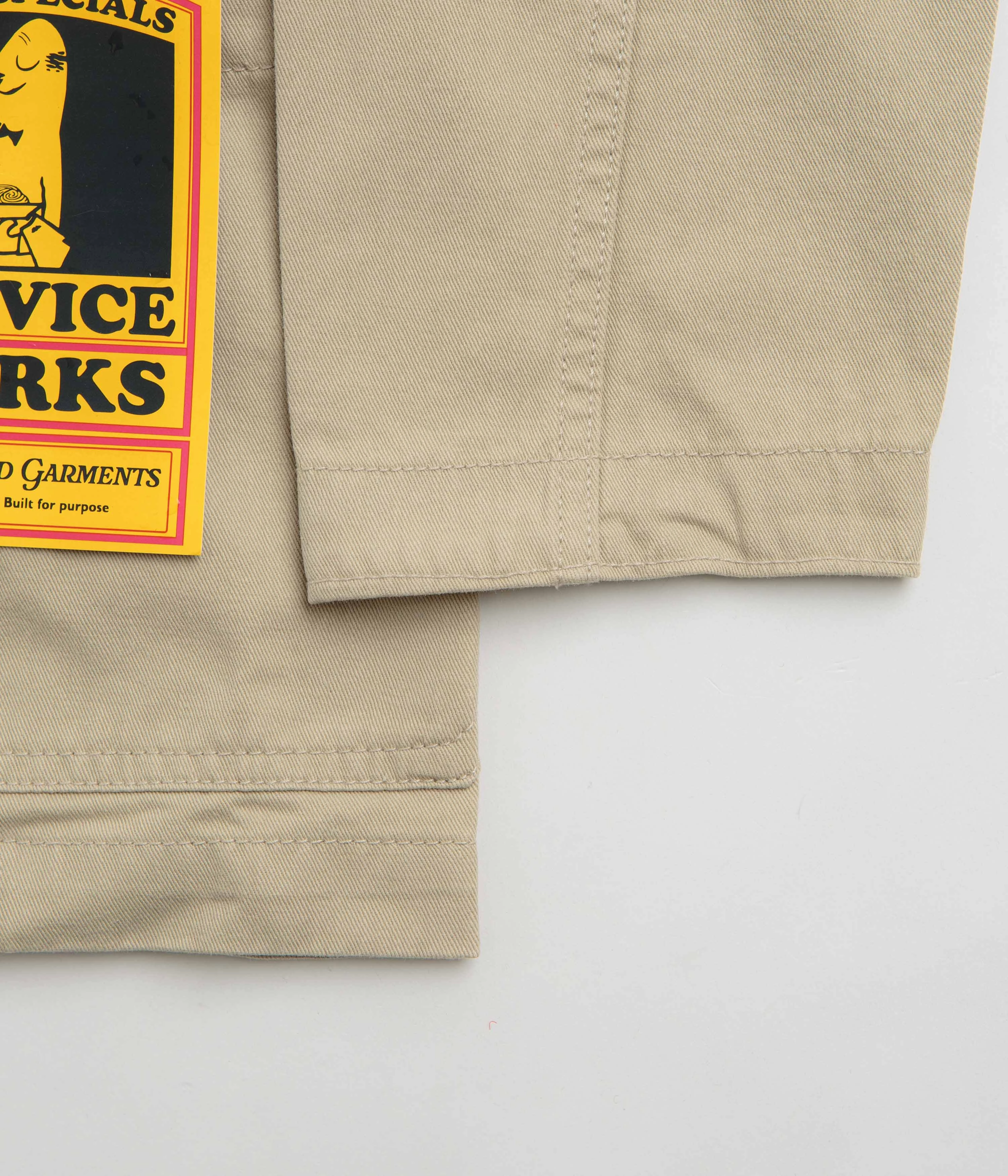 Service Works Drill Server Suit Jacket - Khaki QuickAccessPockets