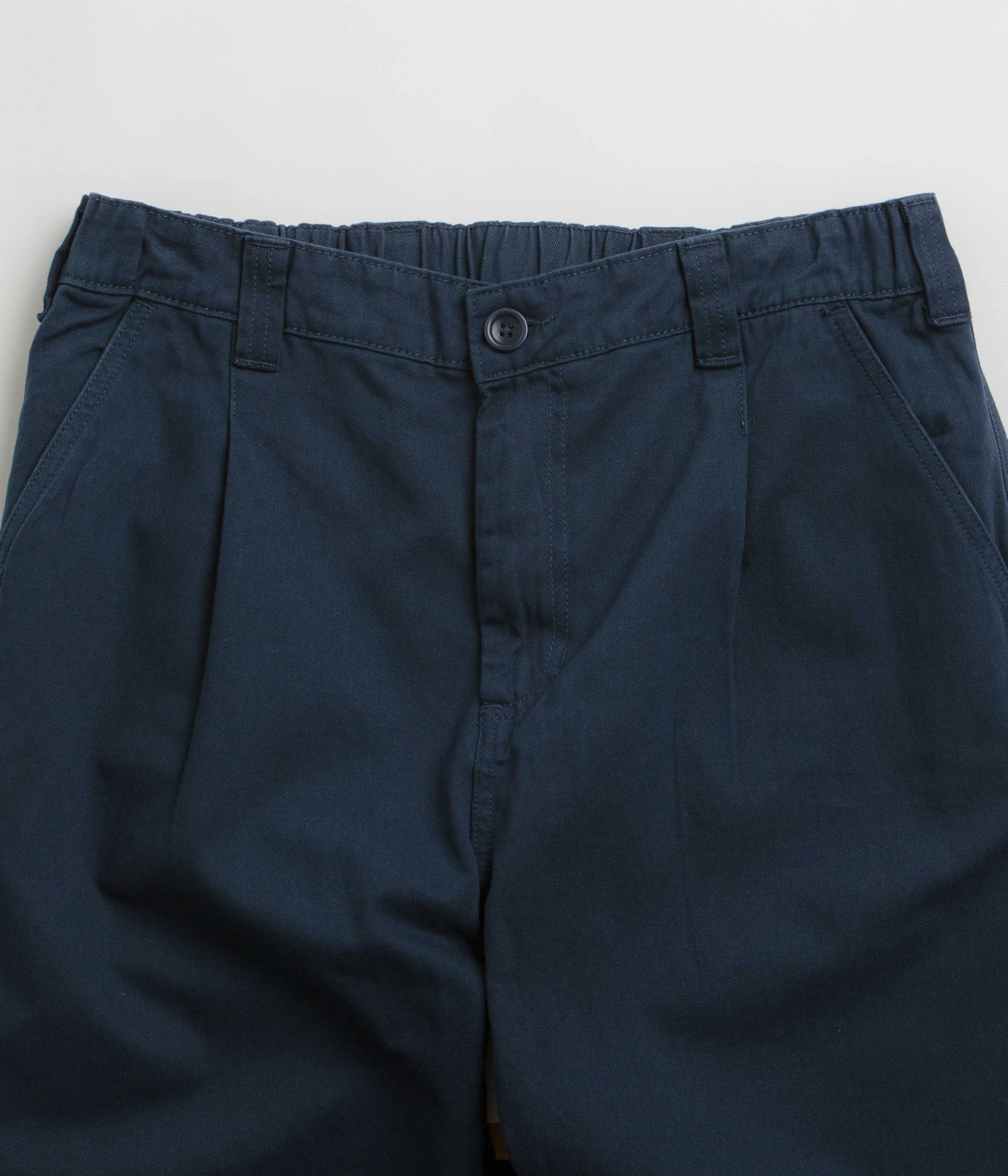 Service Works Drill Waiter Pants - Navy Quick Access Zippers
