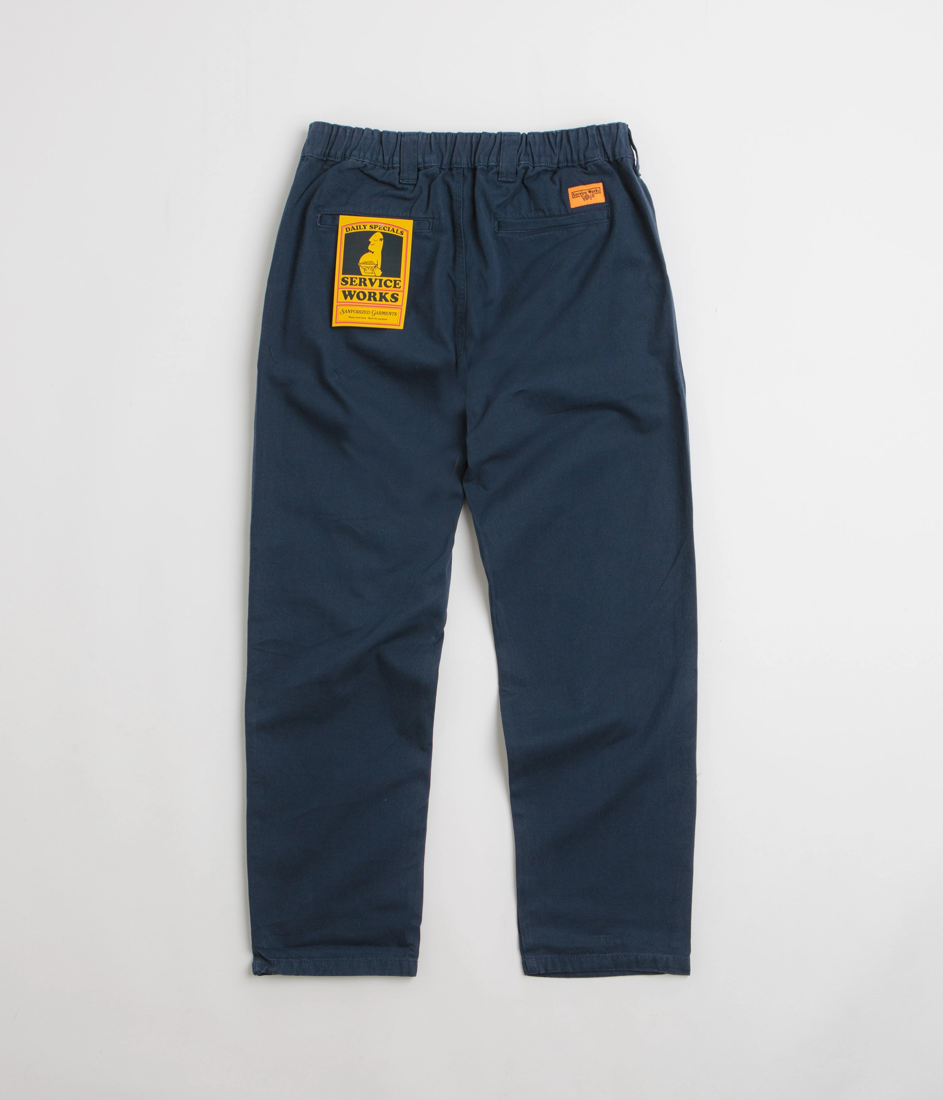 StaticResistantMaterial Service Works Drill Waiter Pants - Navy