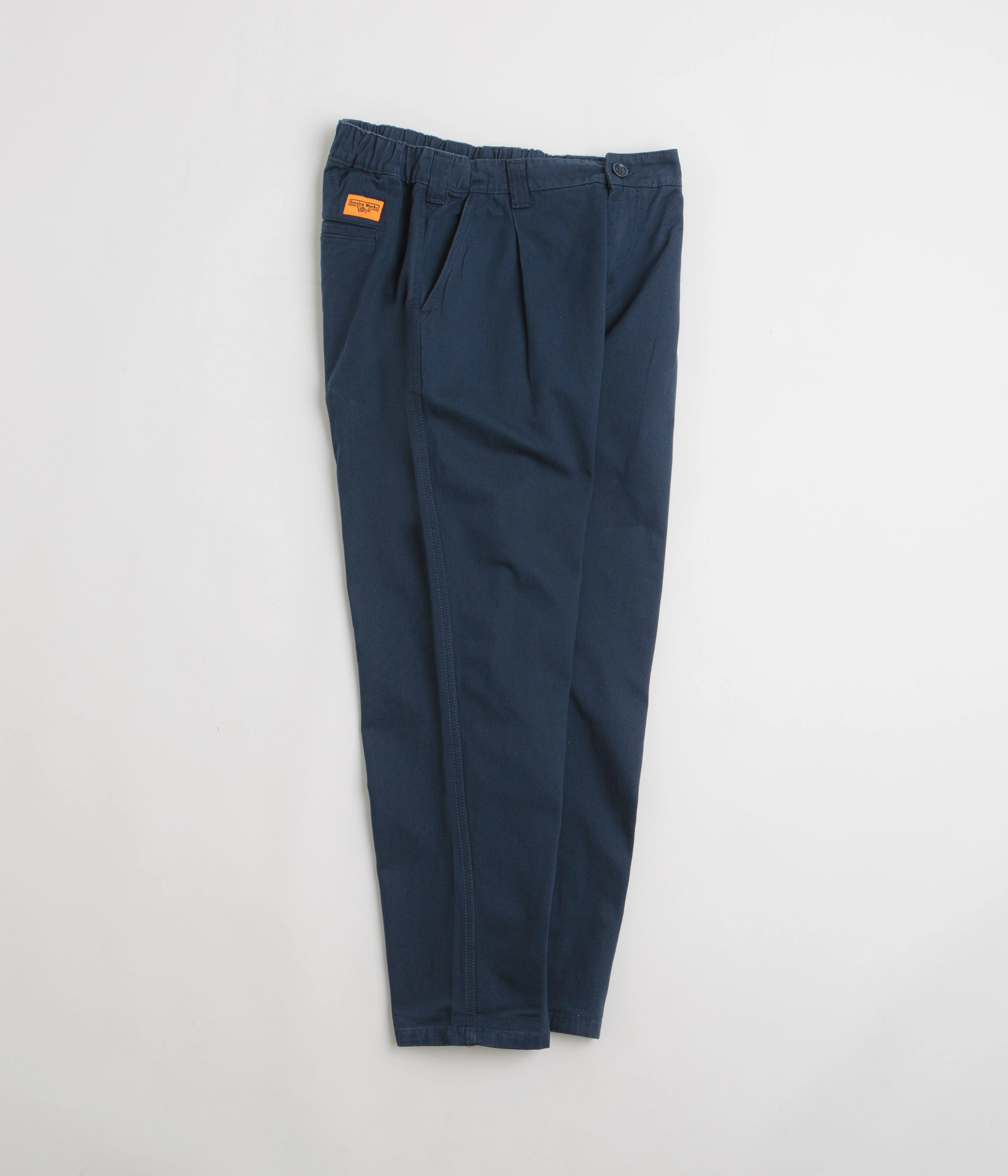 Service Works Drill Waiter Pants - Navy Zip-off legs Quick Layer