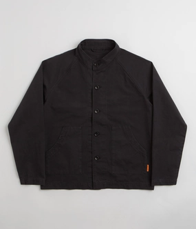 Service Works Fine Twill Waiters Jacket - Black Patience Winter Coat