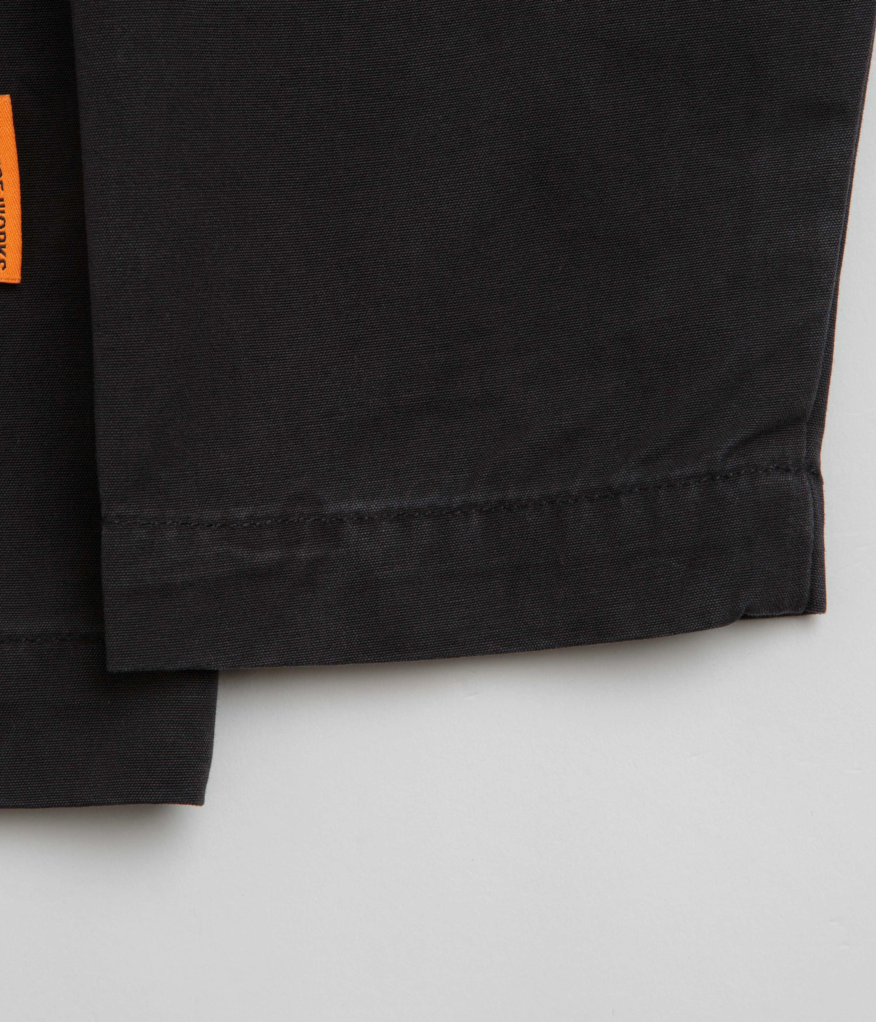 Noise Reduced Fabric Service Works Fine Twill Waiters Jacket - Black