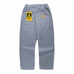 Flexible Wear ElasticCuffs Service Works Herringbone Chef Pant - Harbour