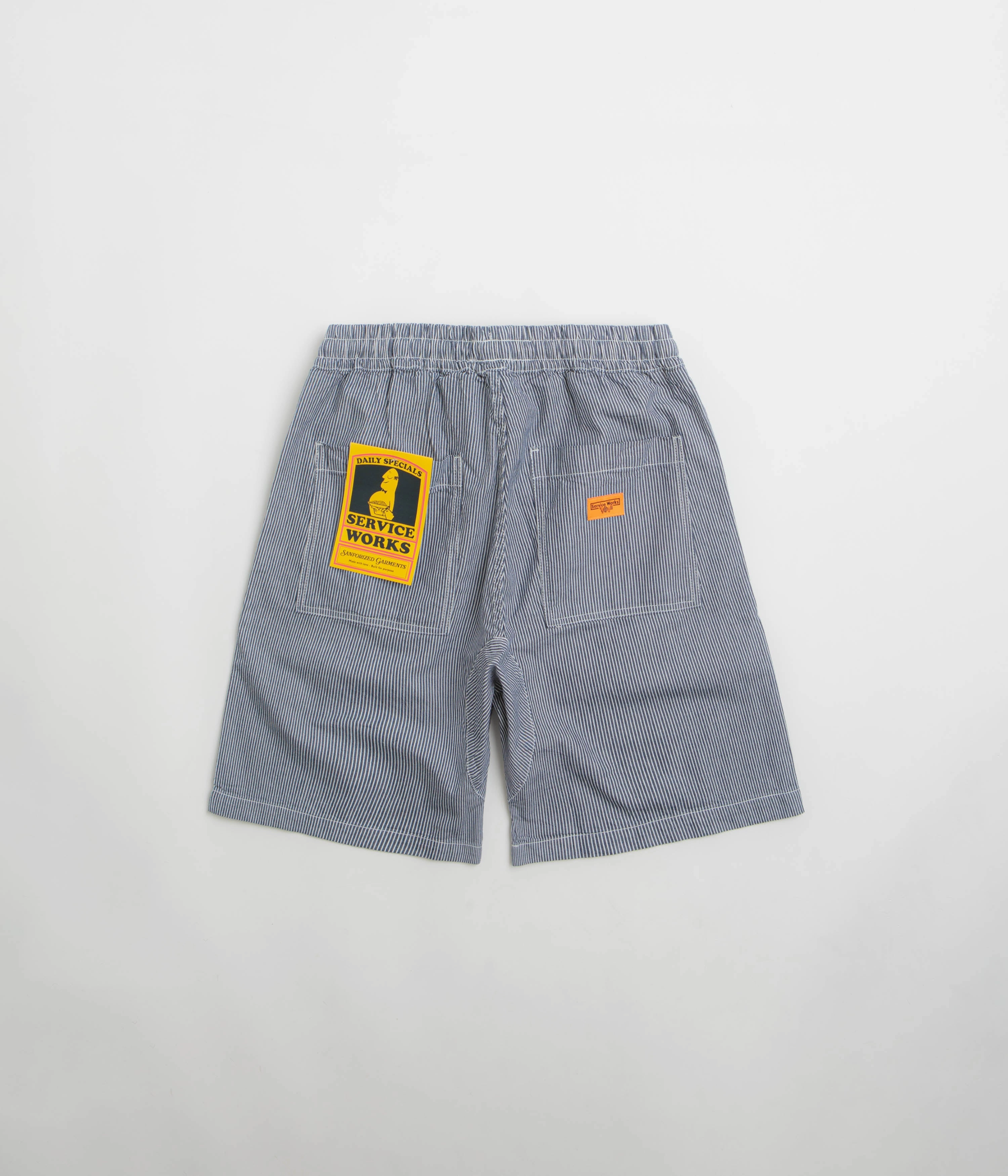Service Works Hickory Chef Shorts - Hickory Beach Vacation No Ride Up Technology