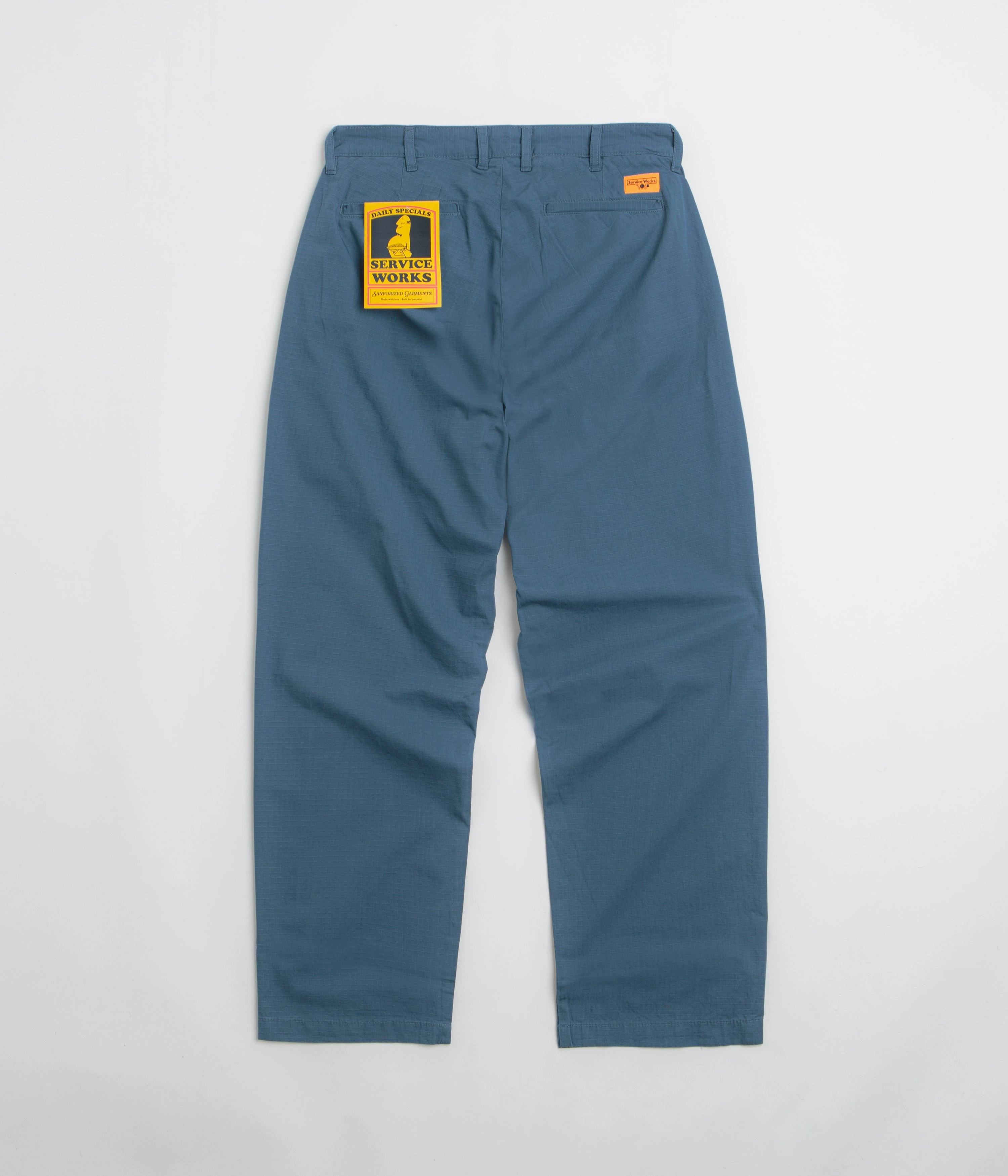 Service Works Ripstop Part Timer Pants - Ocean FlexibleMobility Seamless Technology