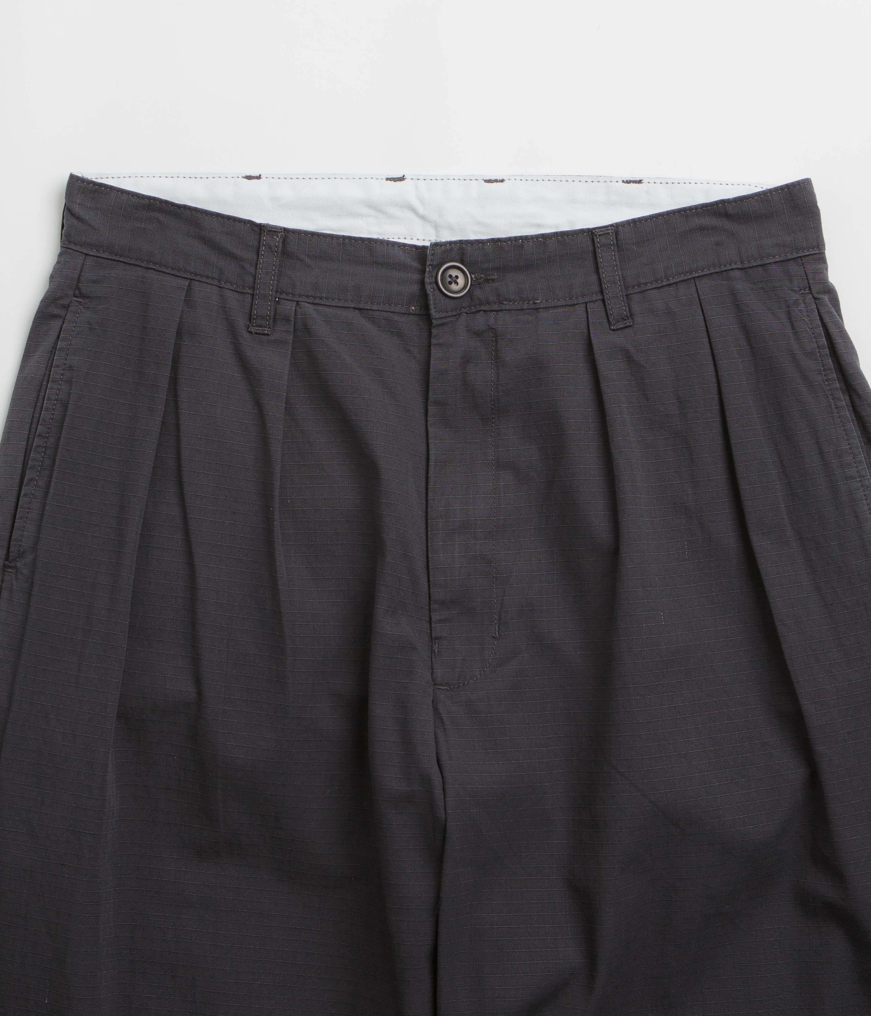 Service Works Ripstop Part Timer Pants - Washed Black Tapered Leg Design QuickReleaseBuckle