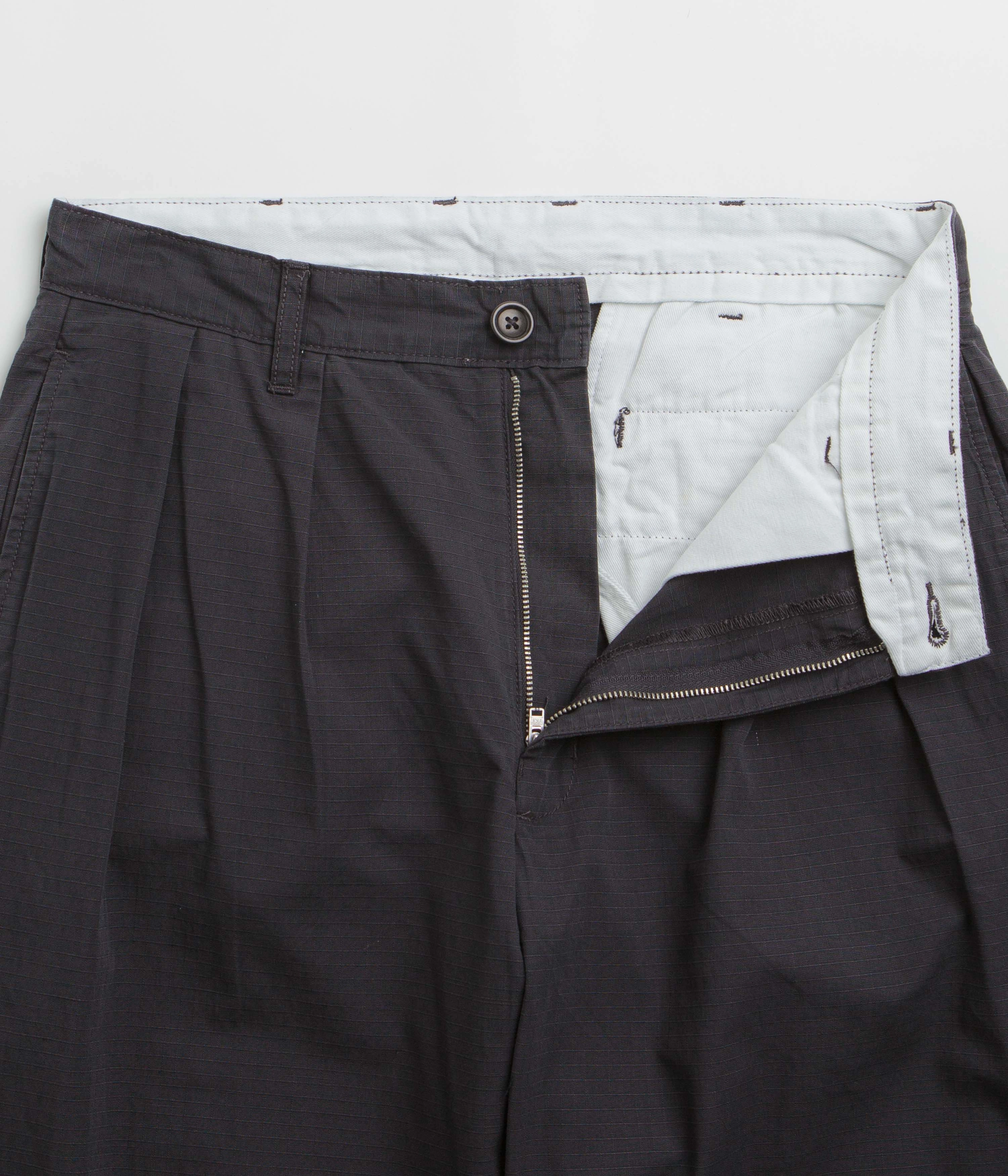 Service Works Ripstop Part Timer Pants - Washed Black Flattering Waist