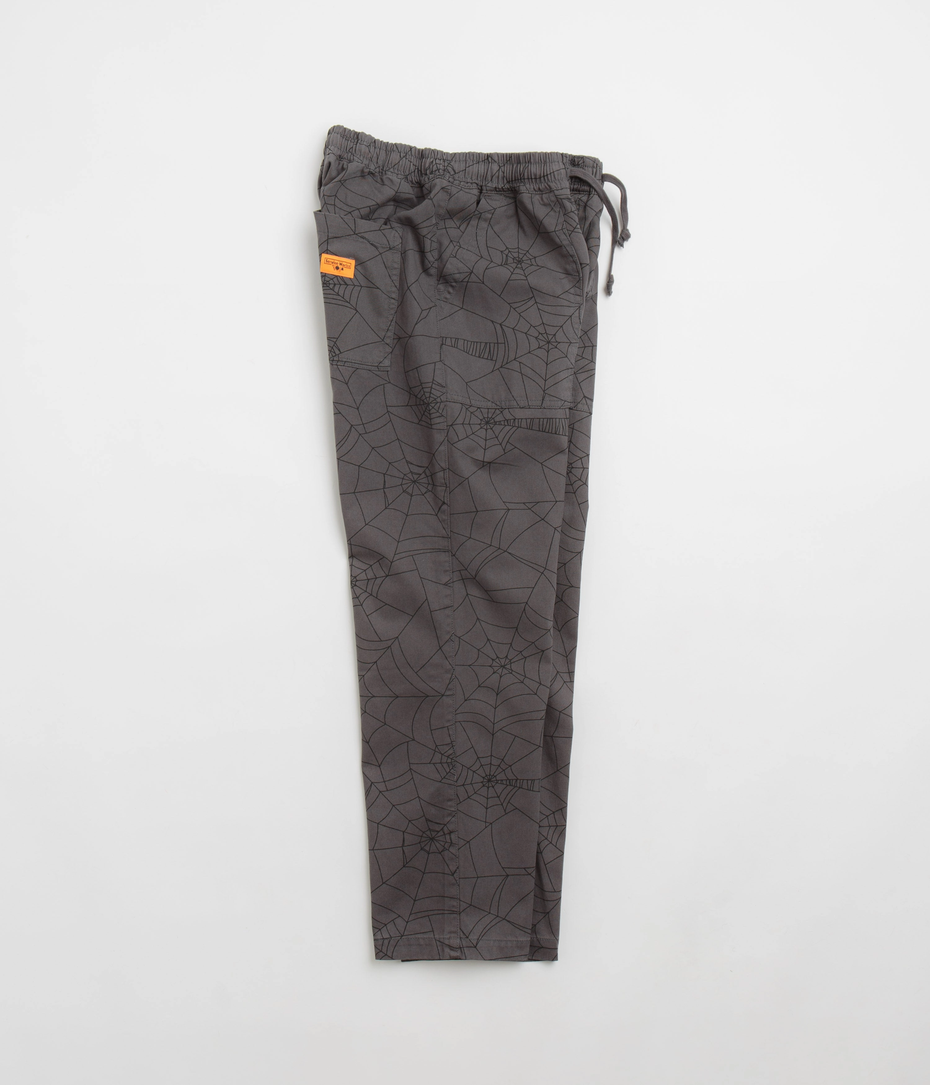 Service Works Web Chef Pants - Grey Erasable Logo Patch
