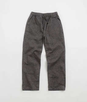 Hygienic Inner Layer Flexible Material Service Works Web Chef Pants - Grey