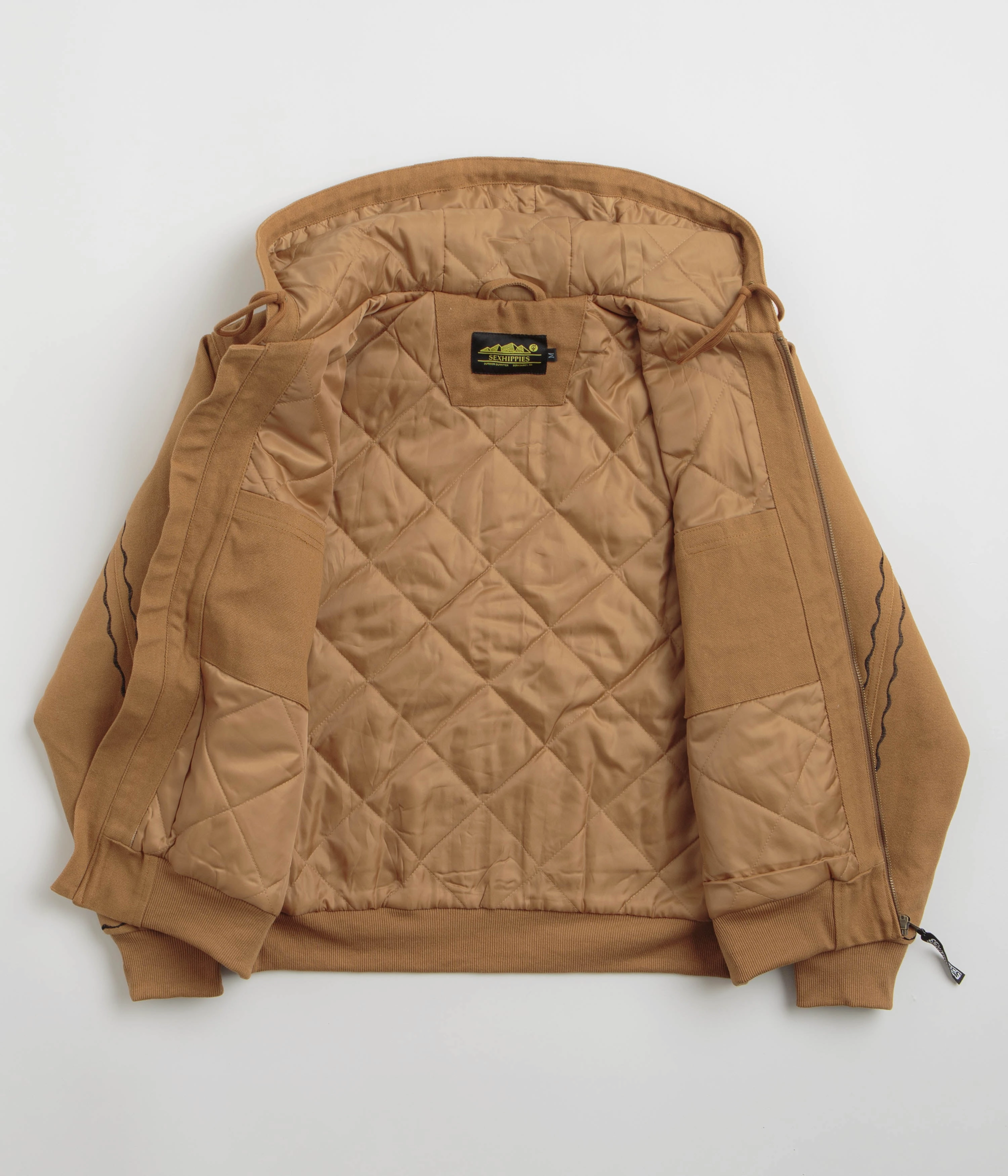 Sexhippies Welders Stitch Heavyweight Canvas Jacket - Work Wear Brown Level