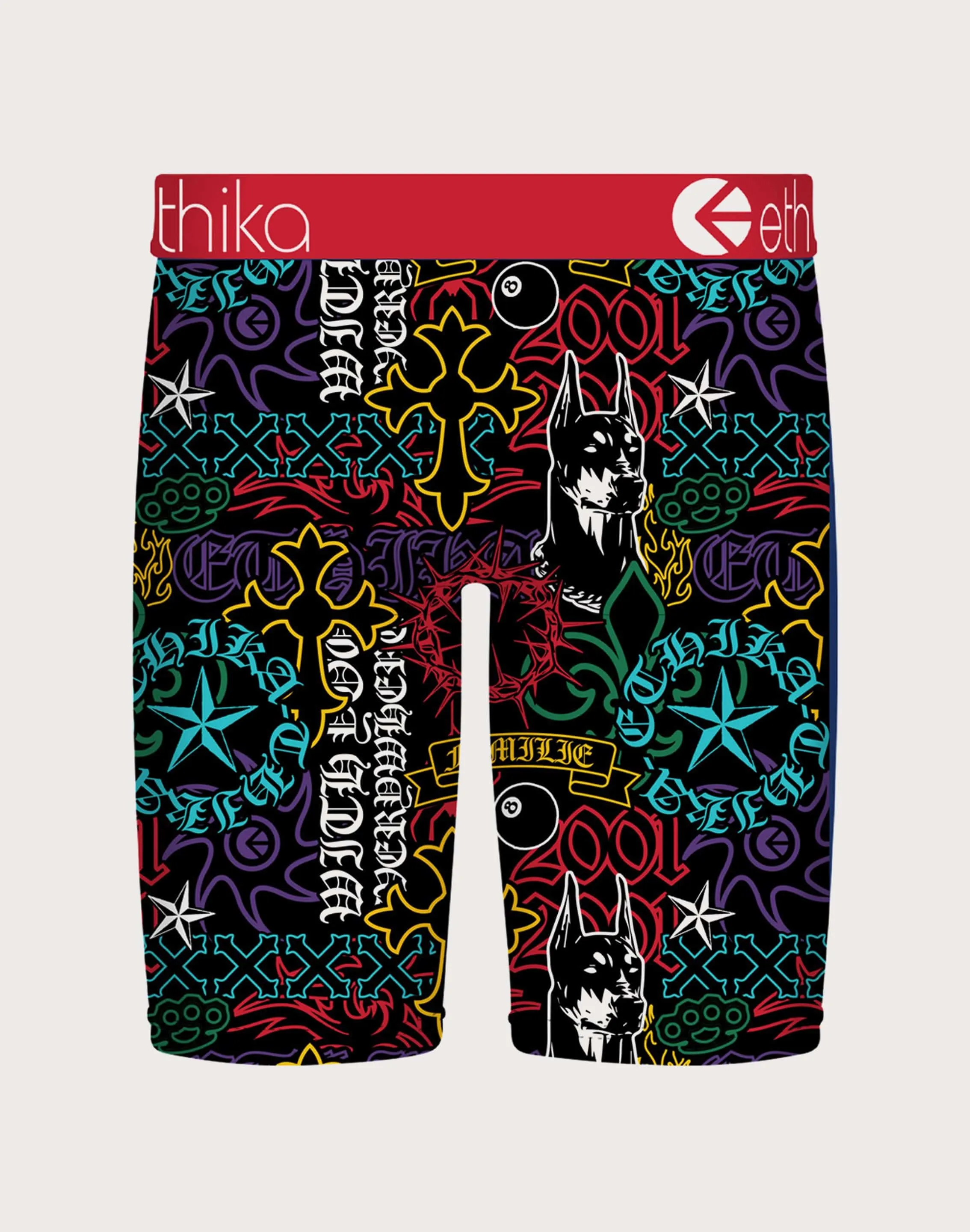 Ethika Cross My Heart Boxer Briefs WrinkleResistantCloth