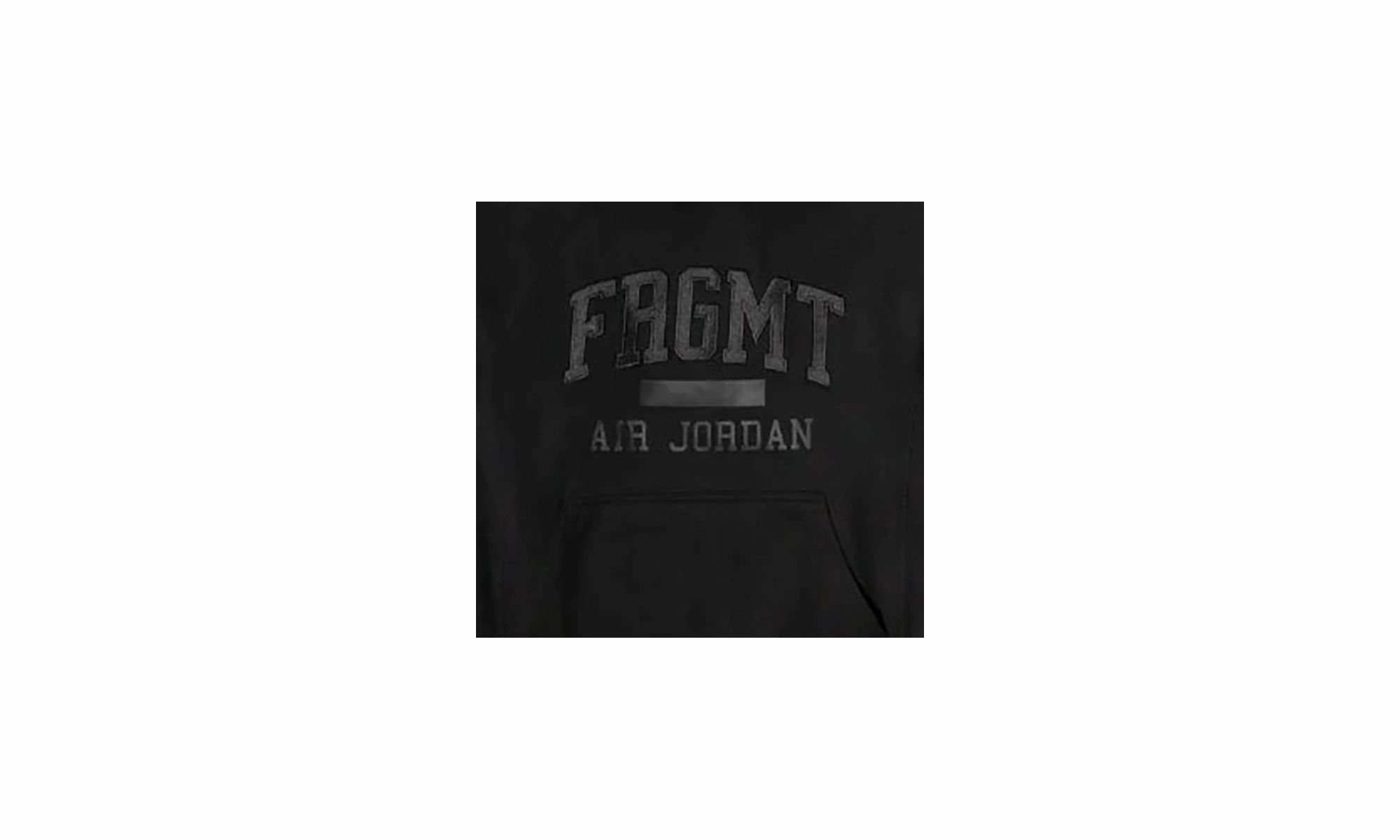 QuickAccess Pockets CrossBackStructure PULLOVER HOODIE "Fragment Design - Black"